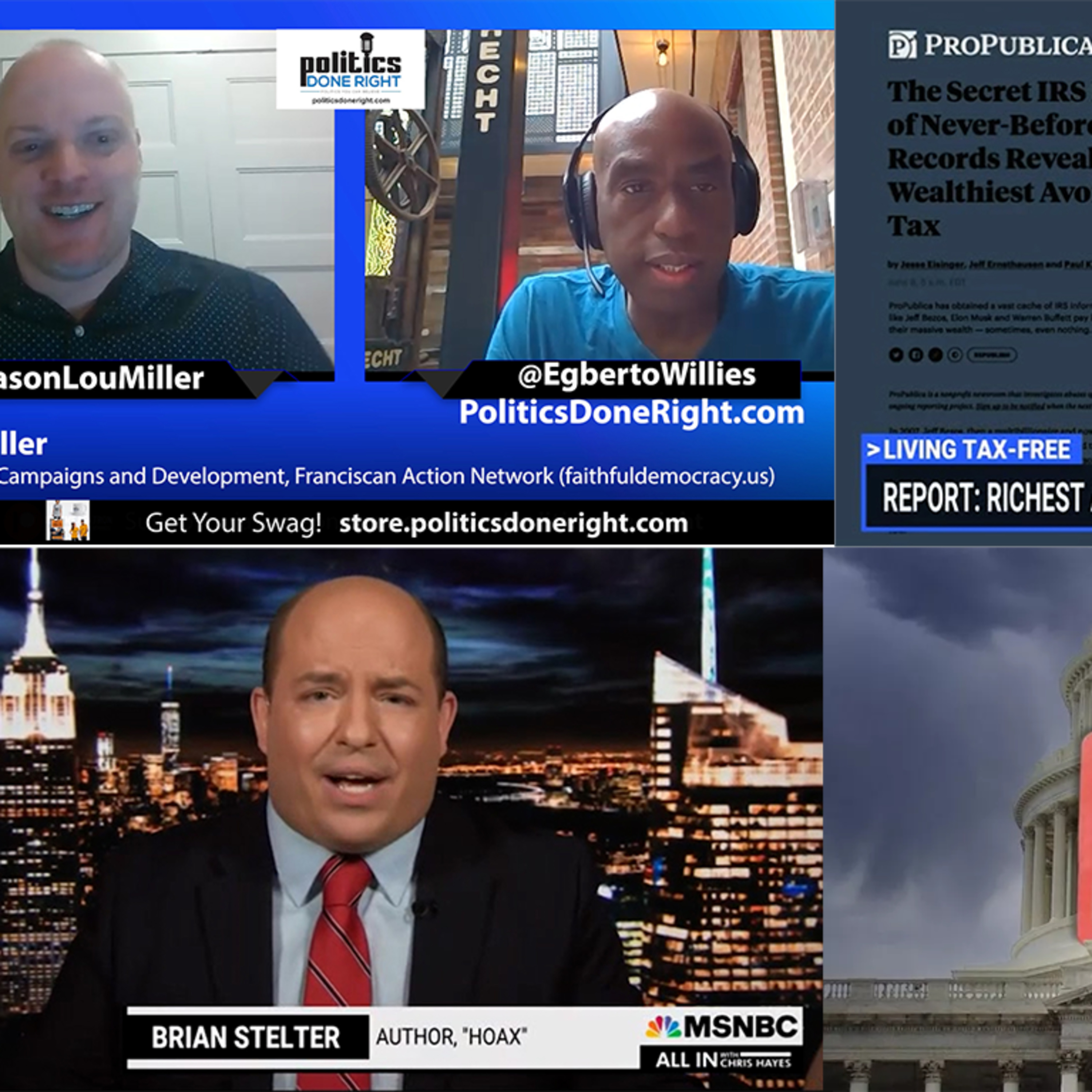 Jason Miller talks Joe Manchin, Fox News survival radicalization, Most-Of-The-Rich = Parasites