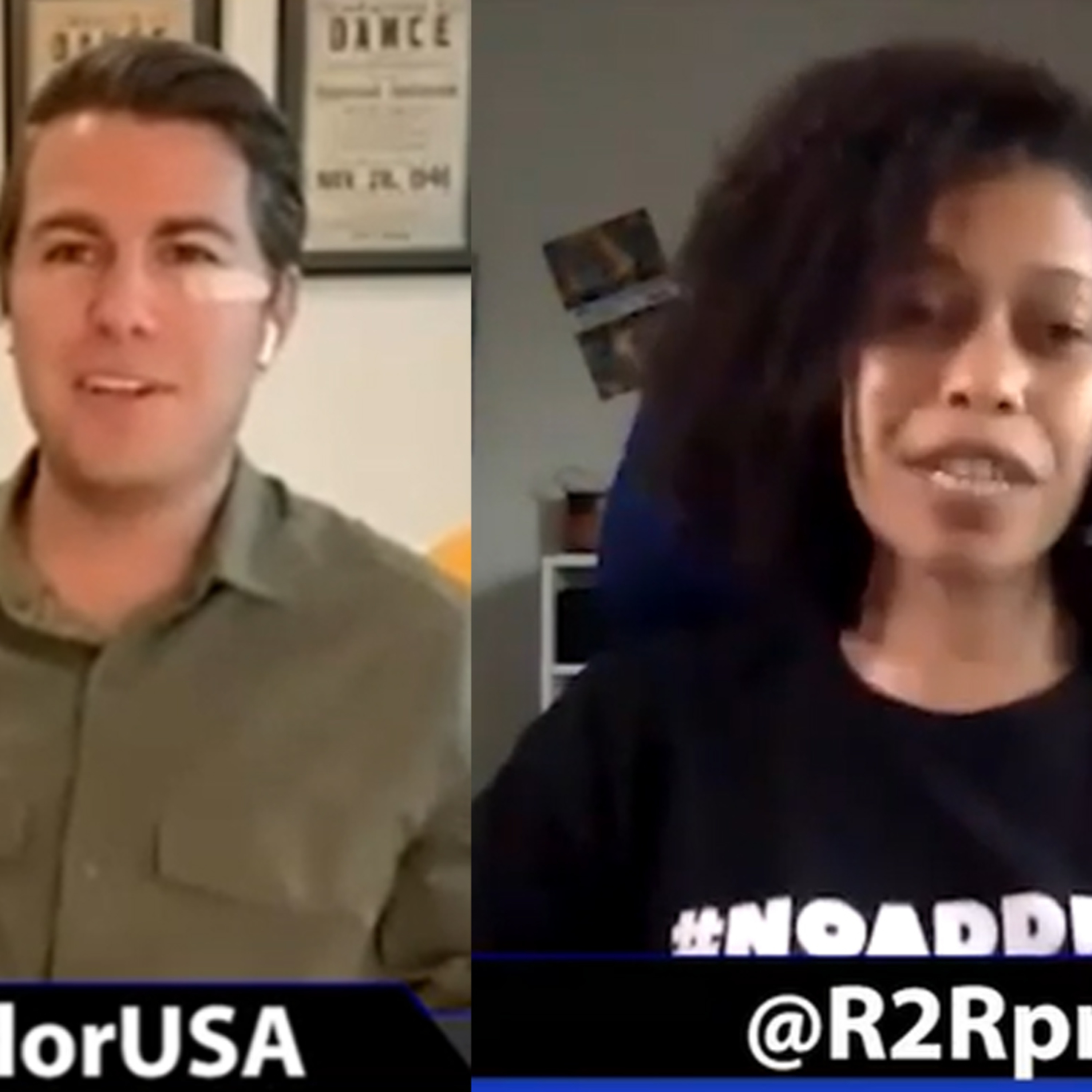Miles Taylor, former Trump official talks – Caletta Harris, No Address Documentary Producer-Director