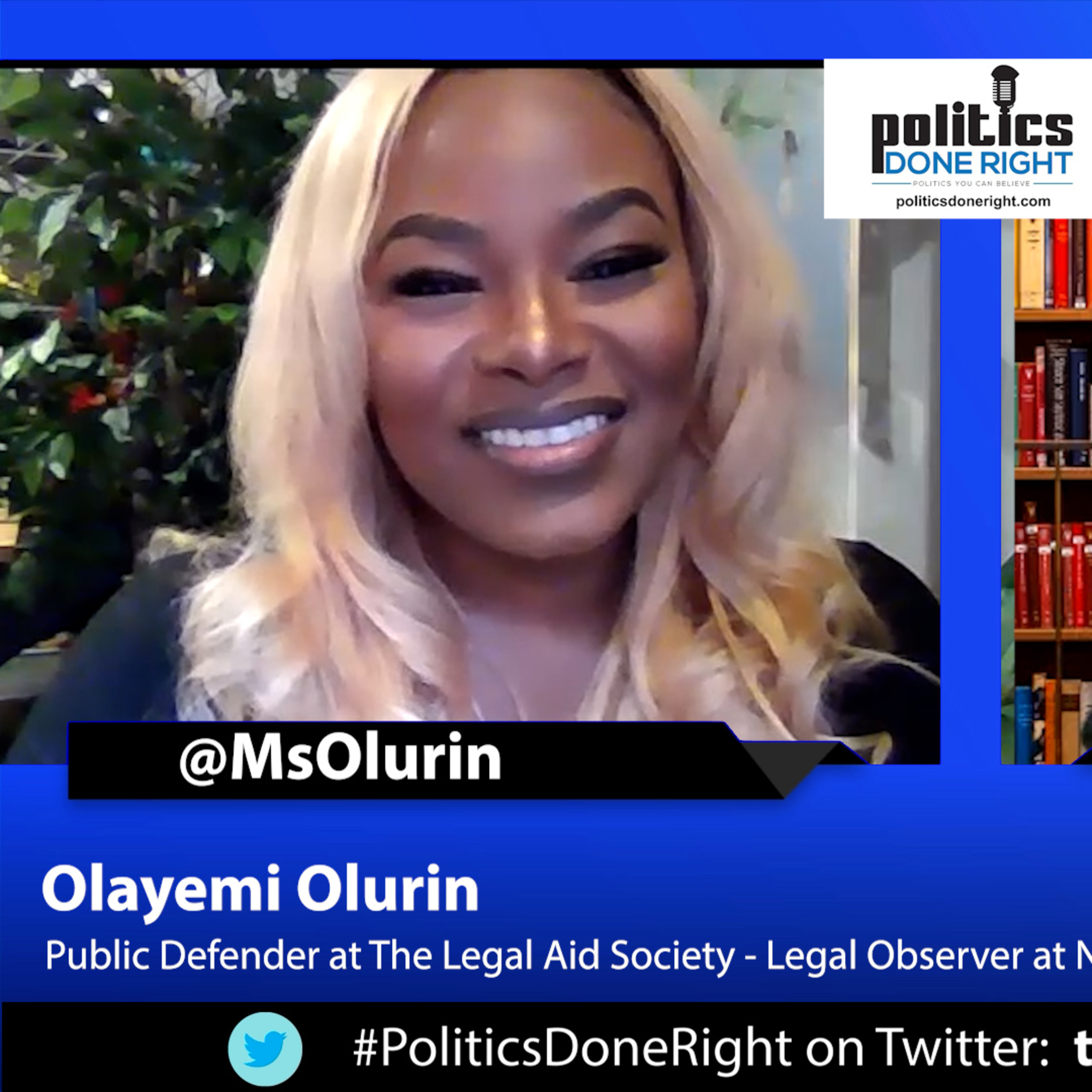 Olayemi Olurin, Public Defender, discusses our fraudulent criminal justice & immigration system.