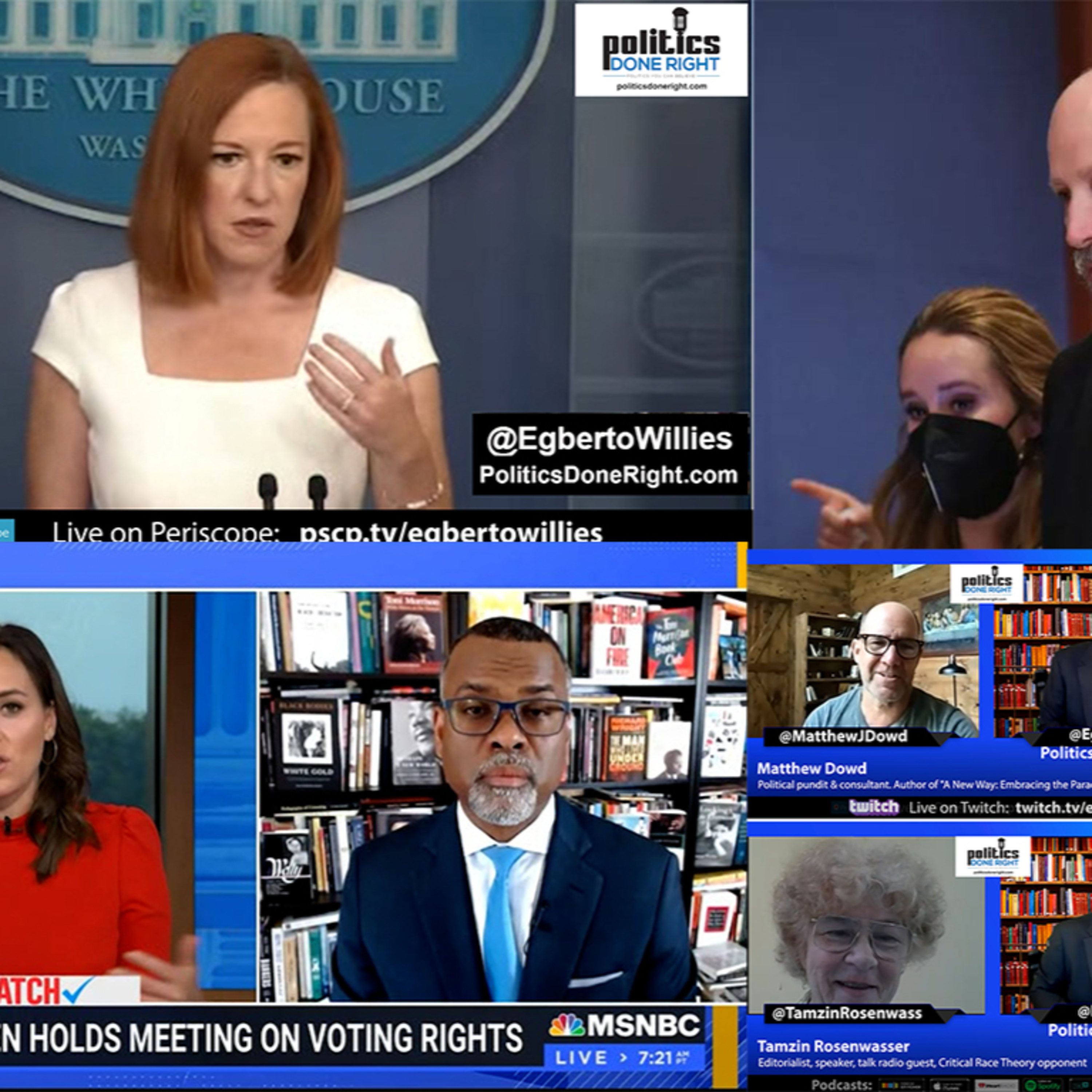 GOP prefer chaos to voters, Psaki uses podium to frame GOP, Eddie Glaude pressures Democrats, & more