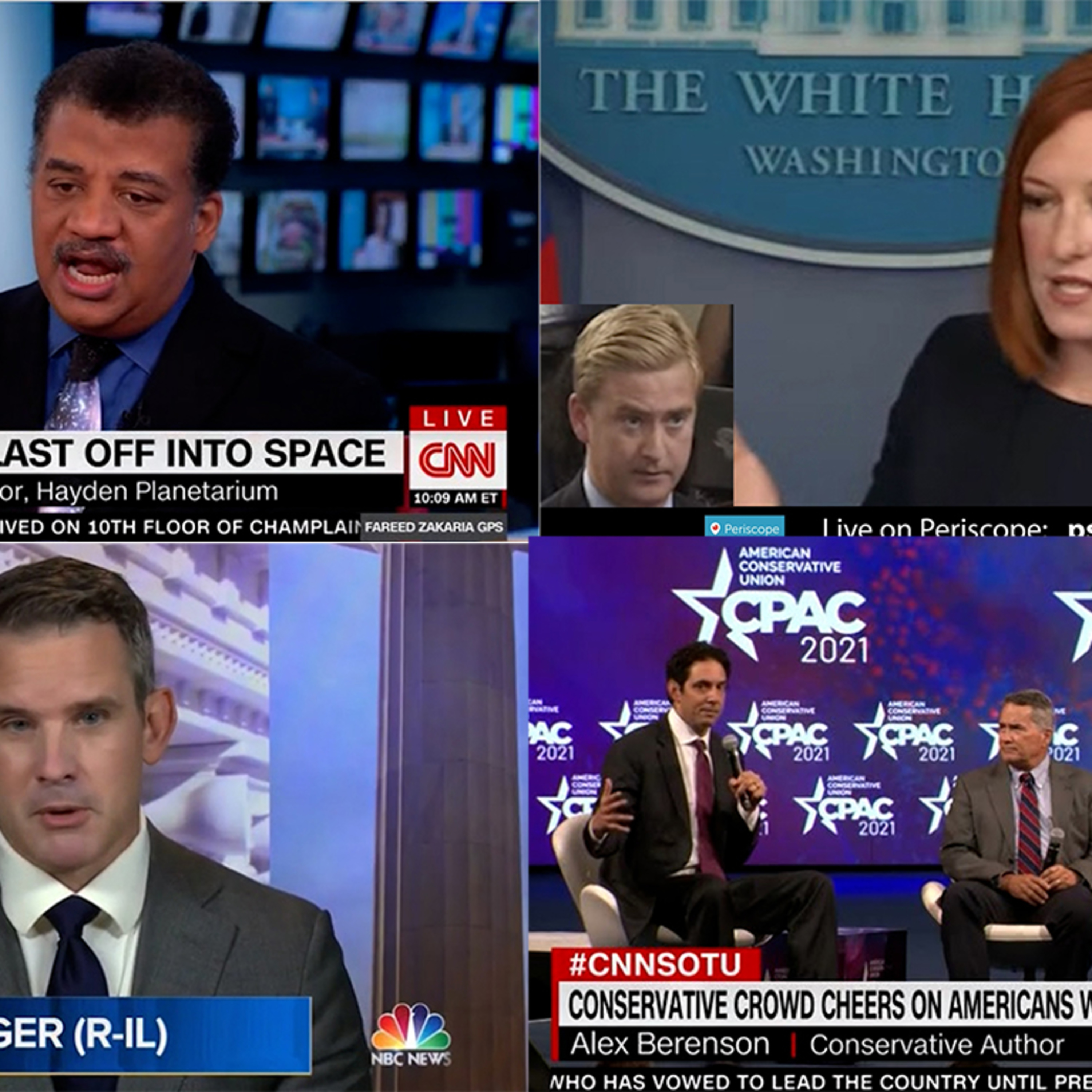 Virgin Galactic fraud, CPAC Right-Wing Death Wish, Call it an insurrection, Psaki schools Doocy