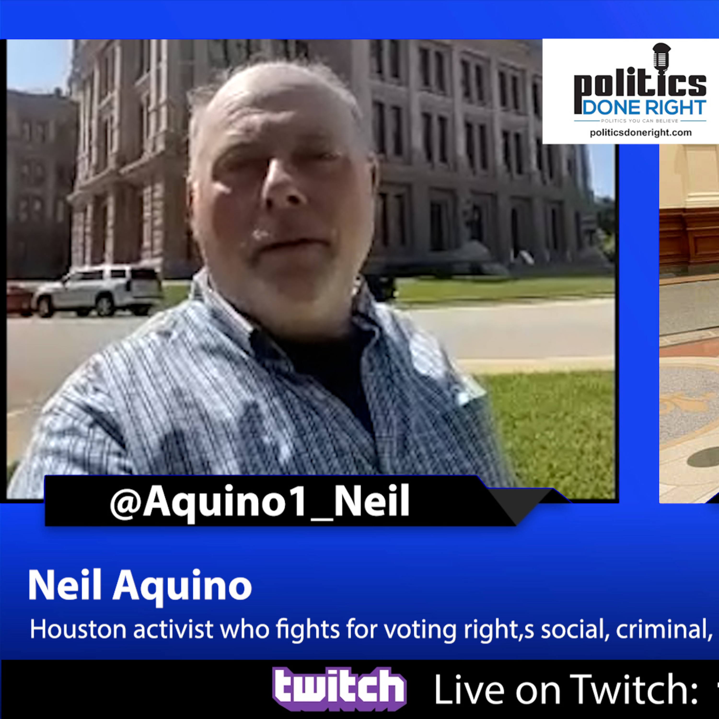 Every Texan, every American must put their body on the line for our voting rights like Neil Aquino