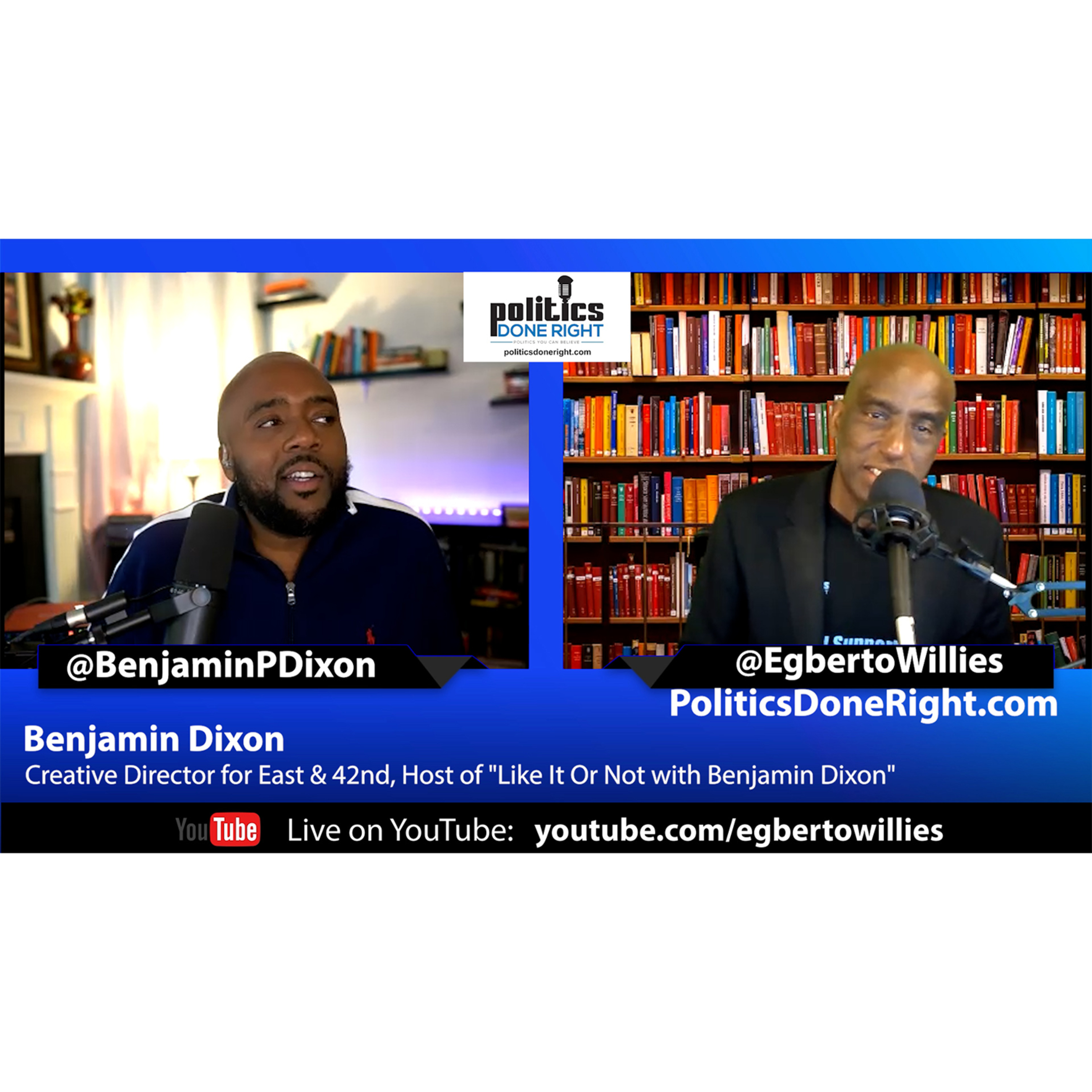 Benjamin Dixon discusses infrastructure, voting, Democrats, and progressives