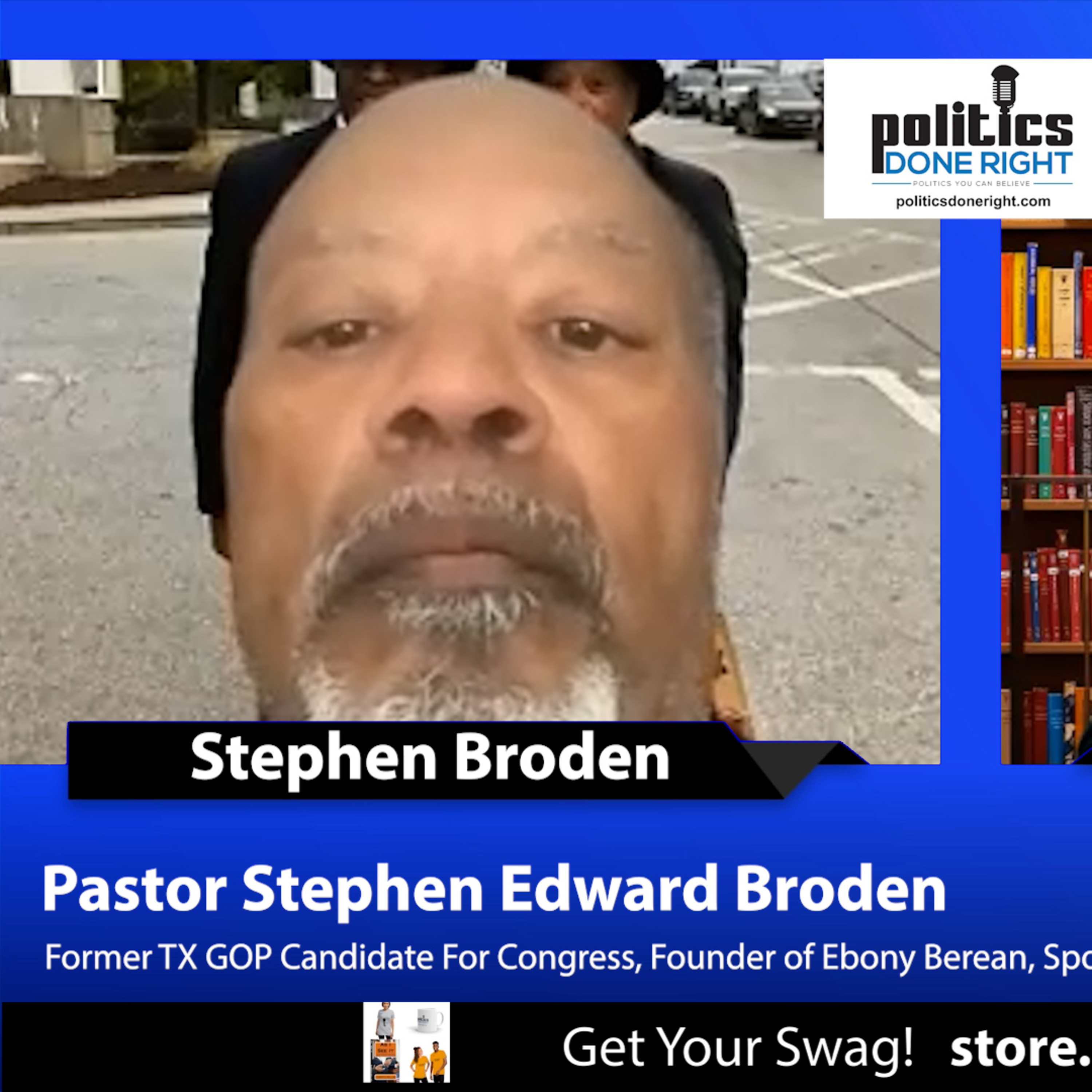 Conversation w/Black Right-Wing Pastor Stephen Broden who thinks Democrats are duping Black people