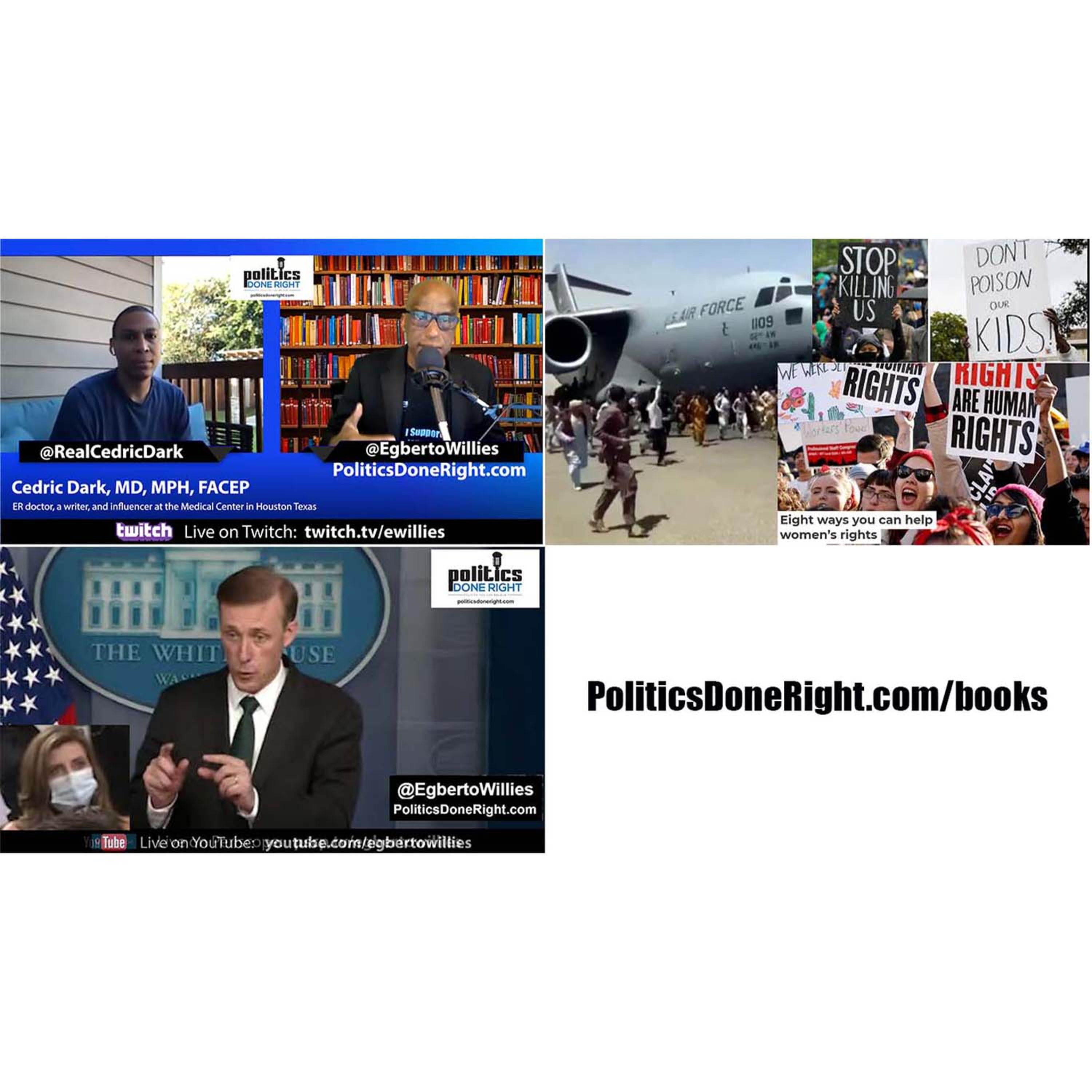 The Afghanistan fallacy-lie, Houston Dr. on COVID explosion, Reporter’s silly question neutered