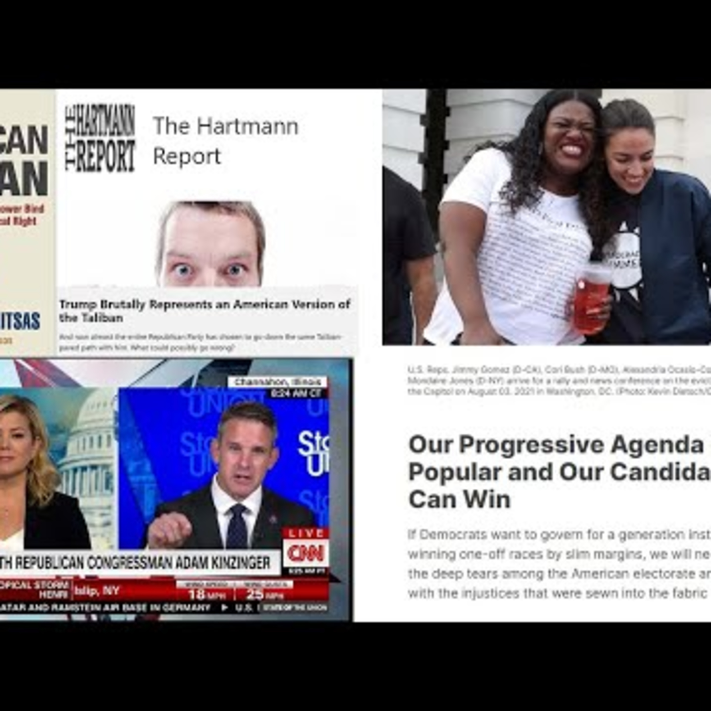 We were warned about our own American Taliban, A Progressive Agenda wins elections, Afghanistan