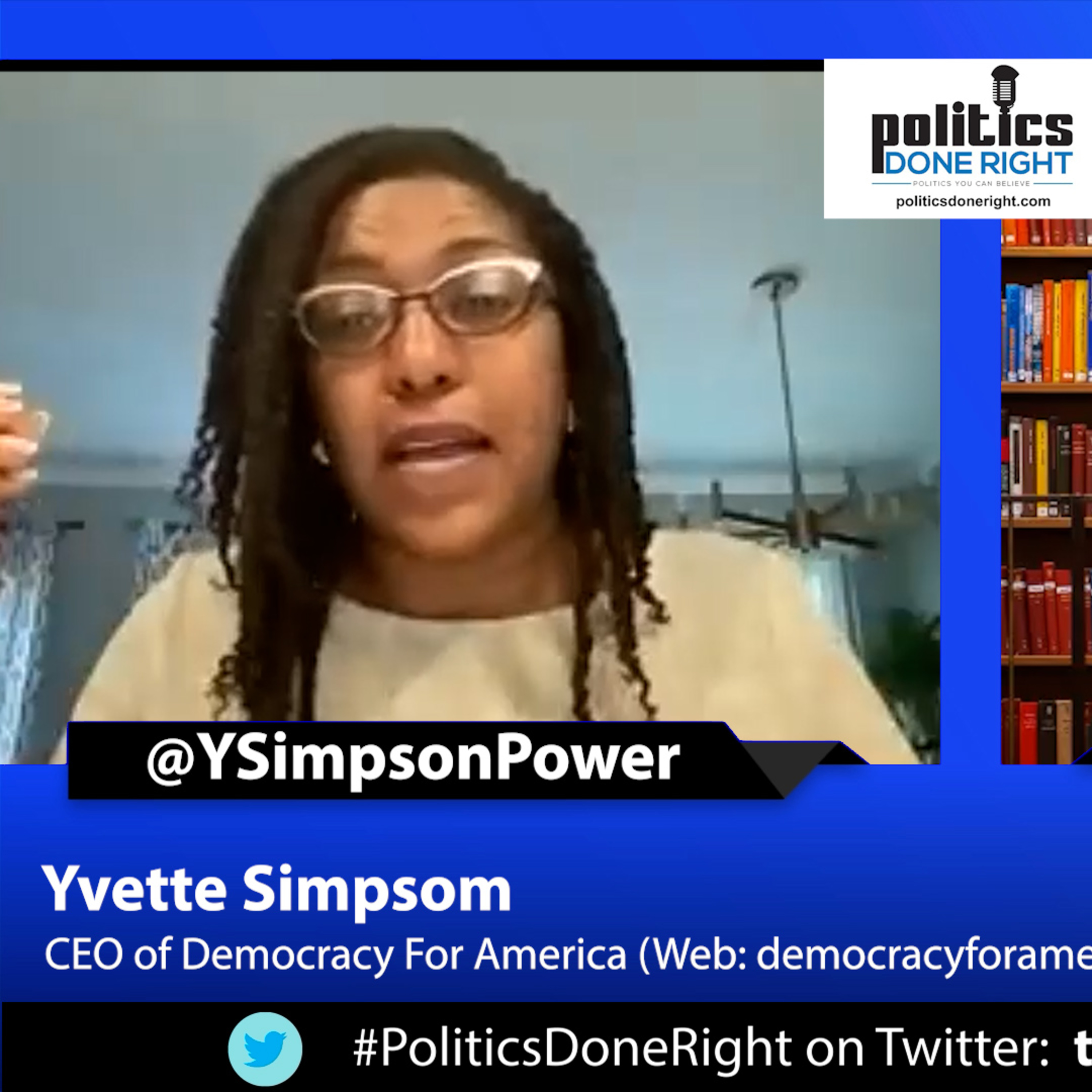 Yvette Simpson, DFA CEO discusses the state of our Democracy and the Progressive movement