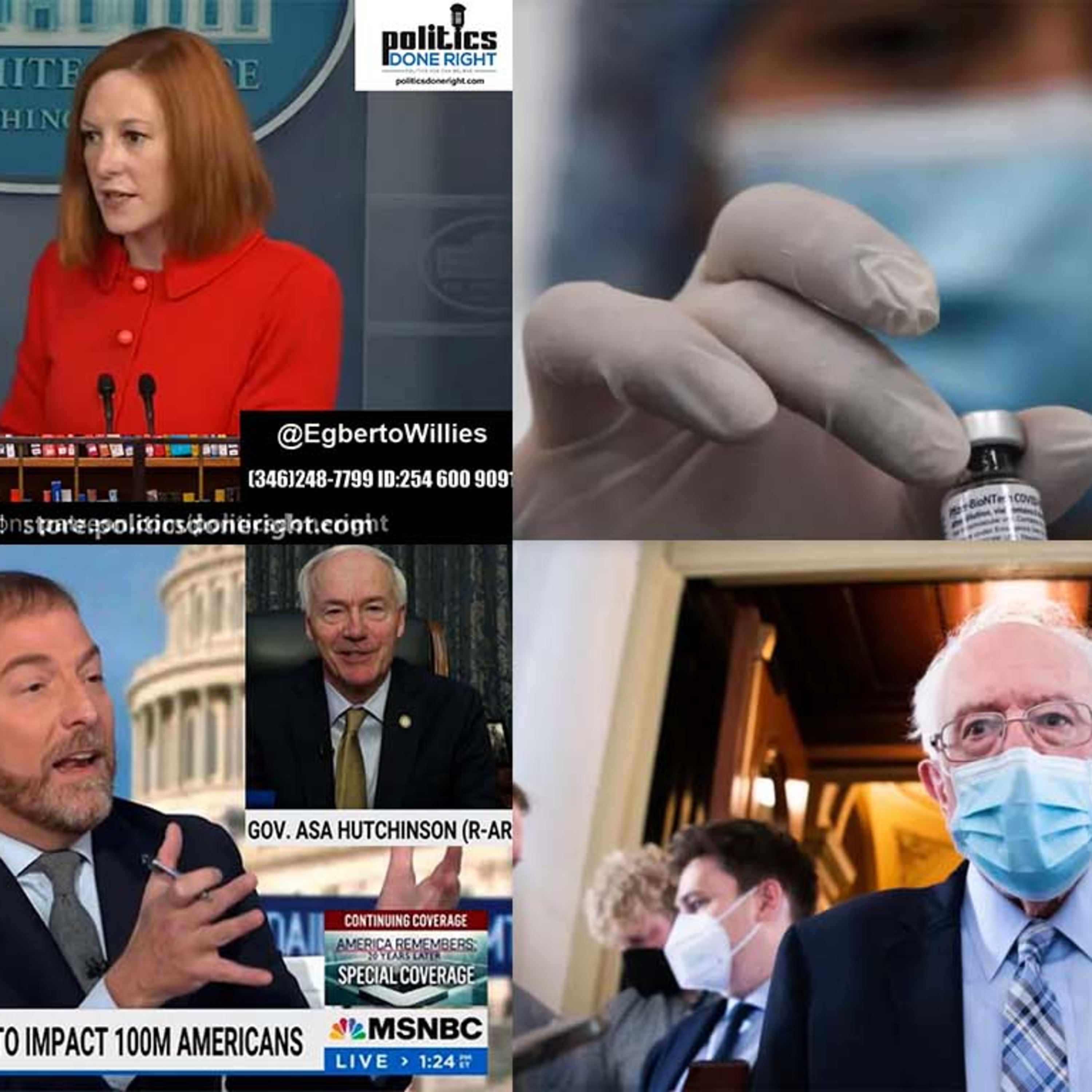 It’ll be $3.5T, Big Pharma secrets revealed, Mandate argument neutered, Psaki tags GOP politicians