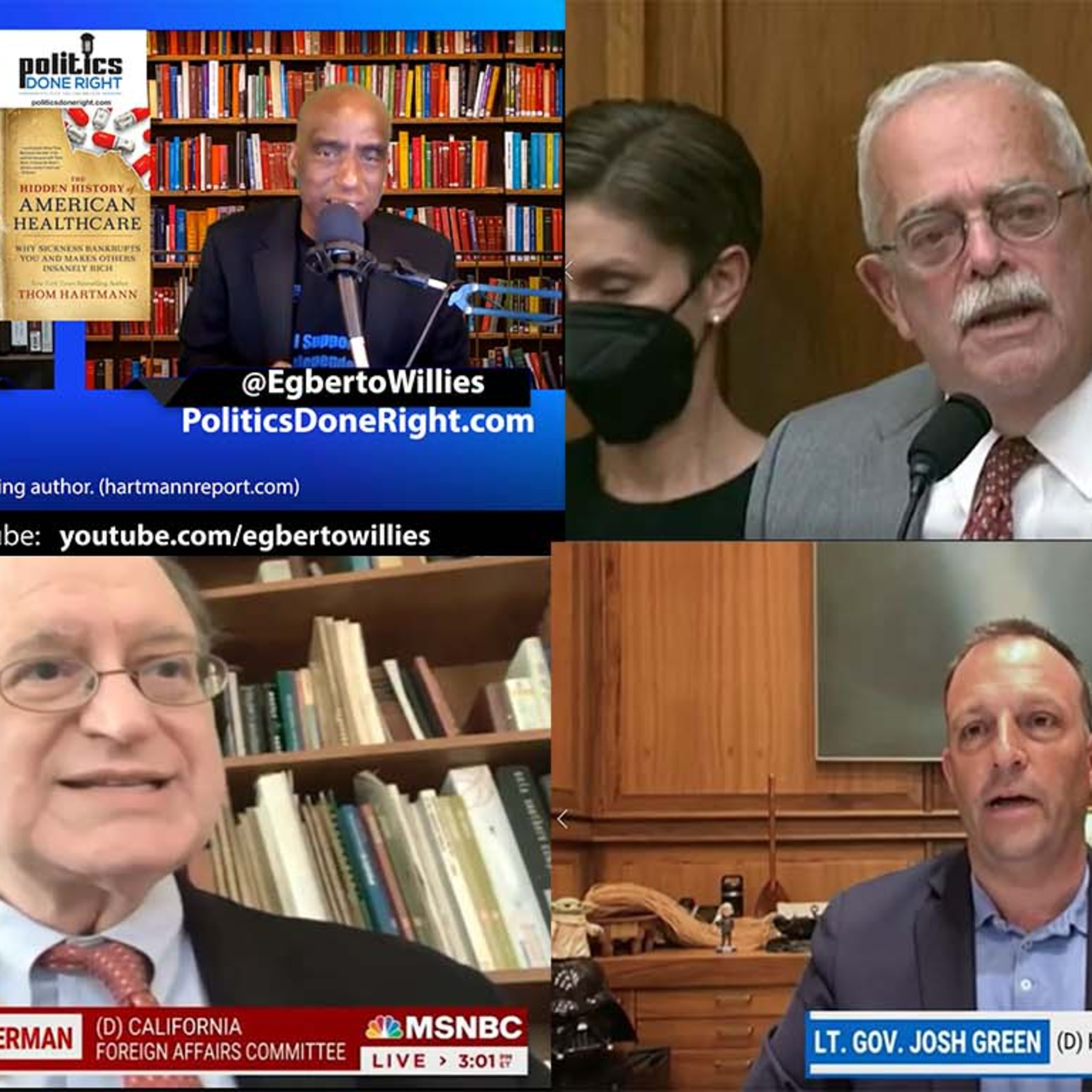 Thom Hartmann exposes the Medicare Advantage fraud, Democrats blast GOP Afghanistan hypocrisy