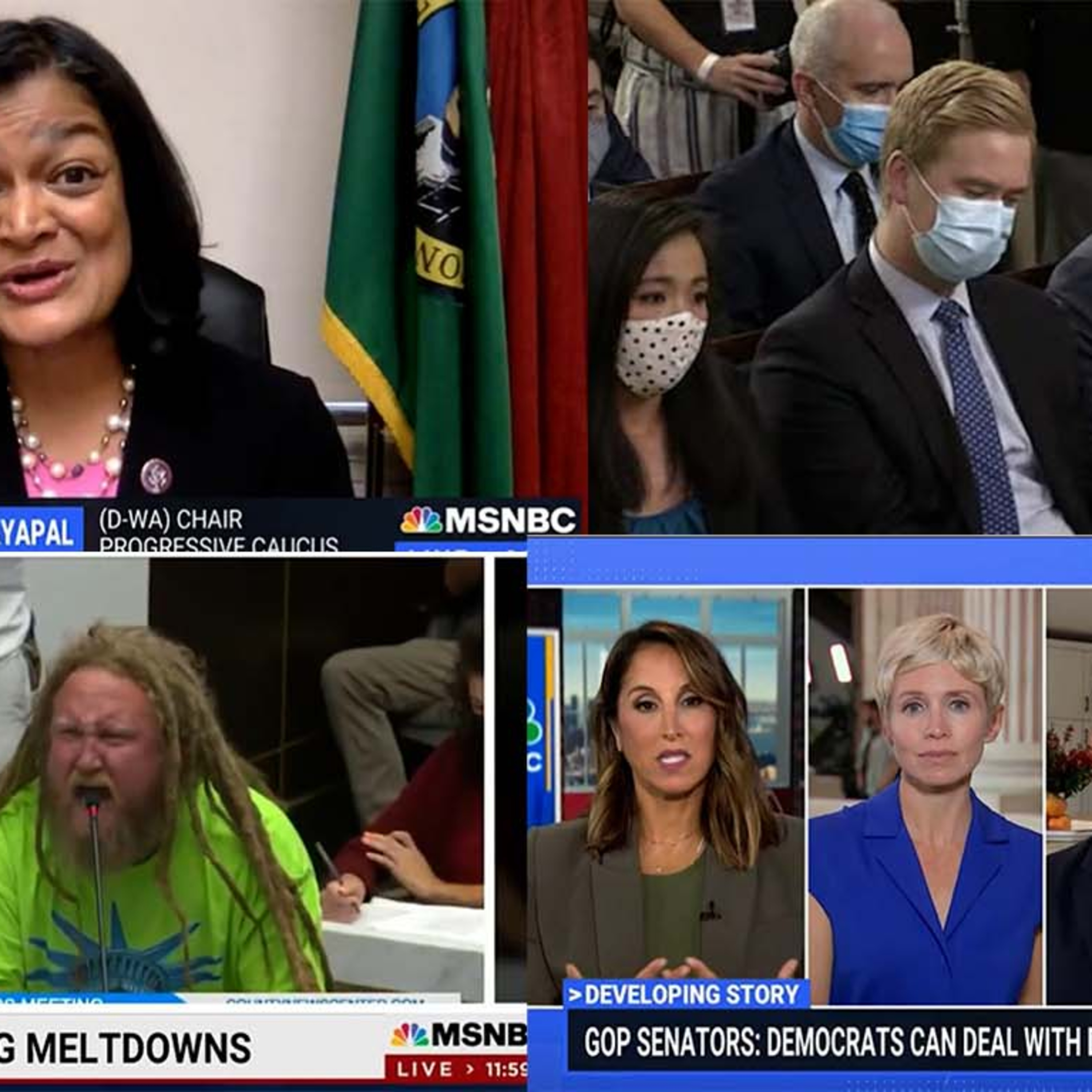Debt Ceiling must kill filibuster. Progressives on Build Back Better. Pregnant immigrants! Crazies.