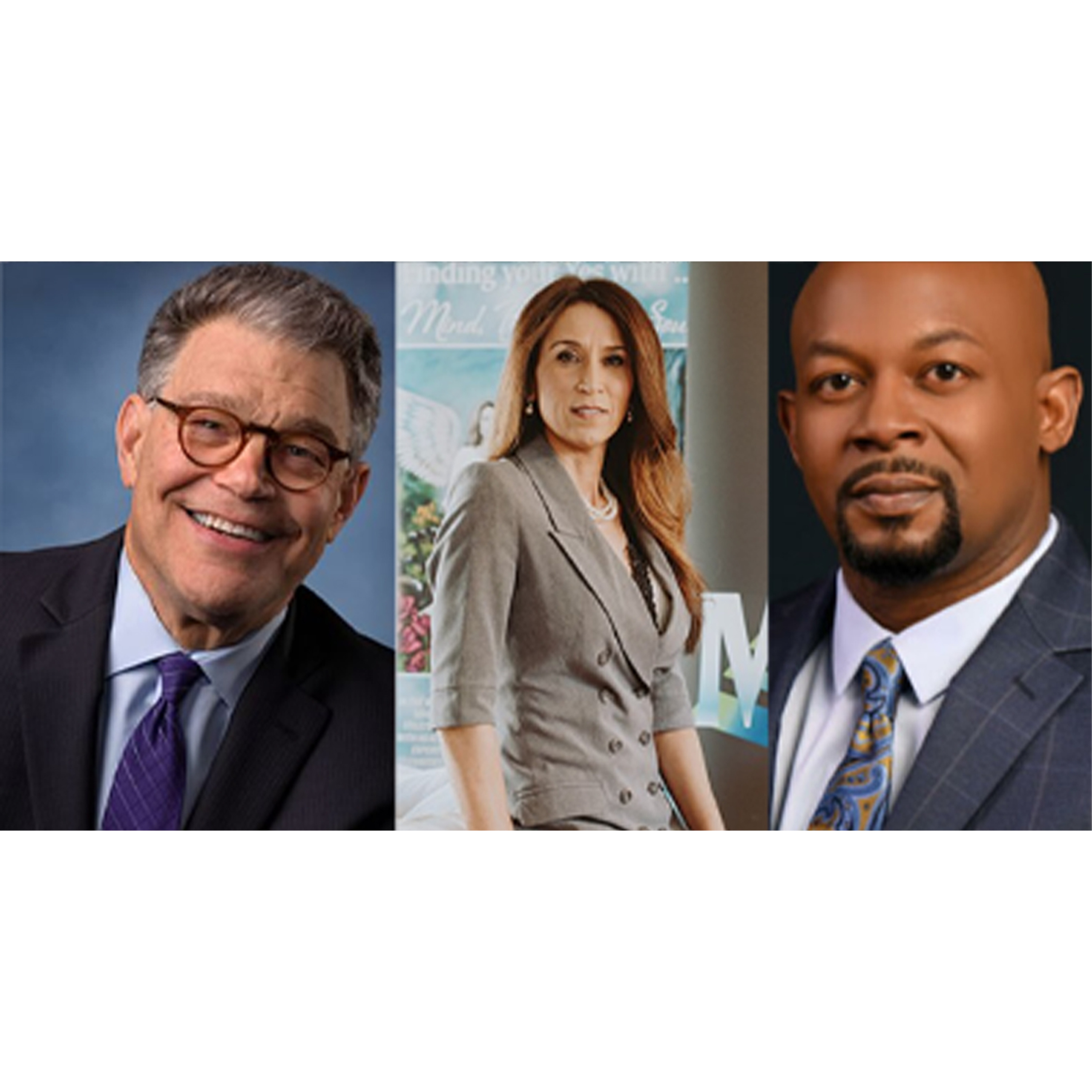 Al Franken gets real with Dems. Marie Pizano on finding your YES. Rev. Markel Hutchins on policing.