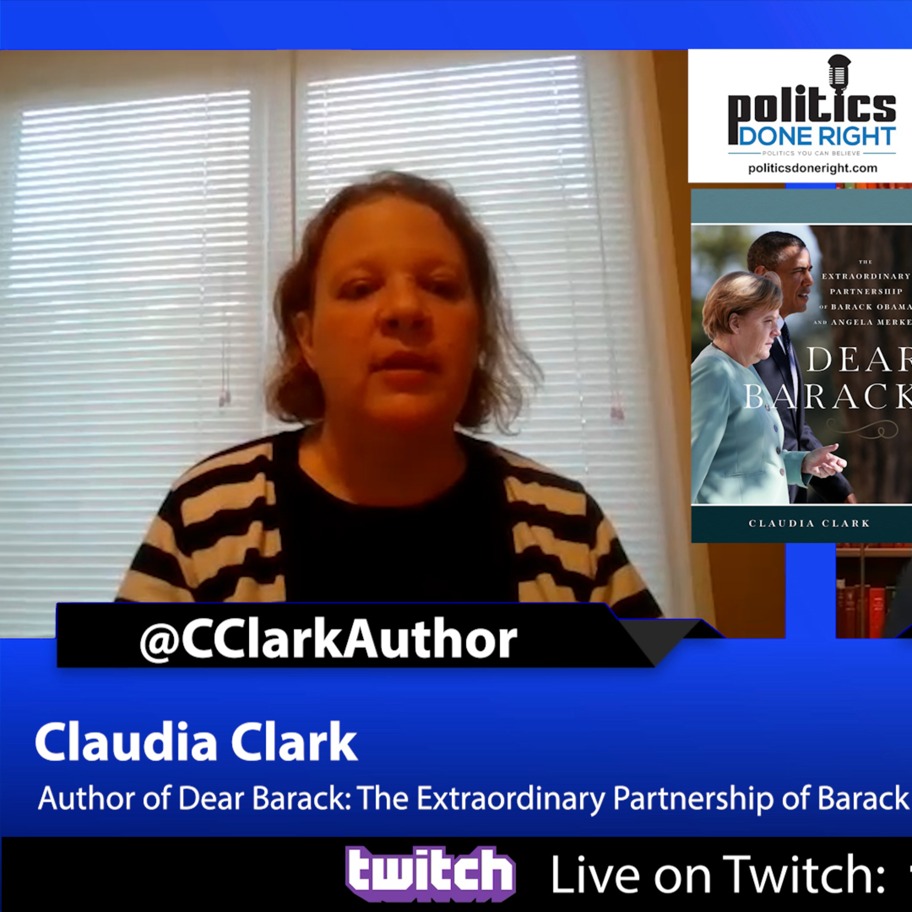 Claudia Clark discusses the relationship between Barack Obama & Angela Merkel