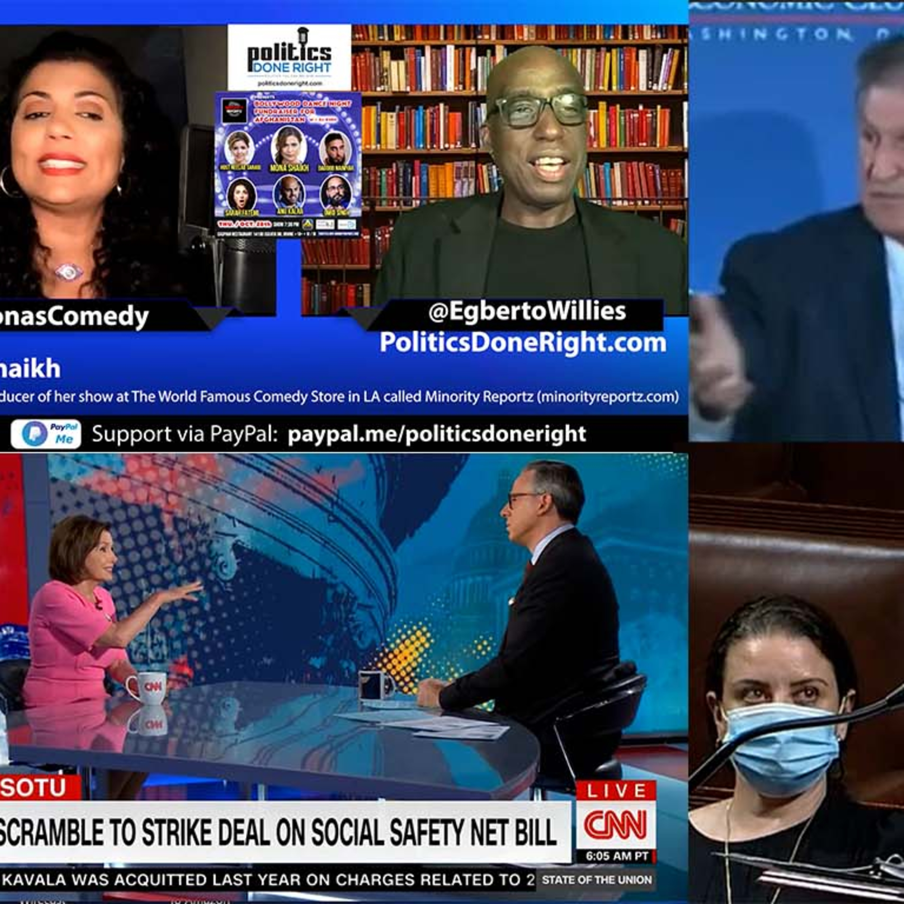 Conservative Muslim woman’s US journey. Machin says he’s lost. And much more.
