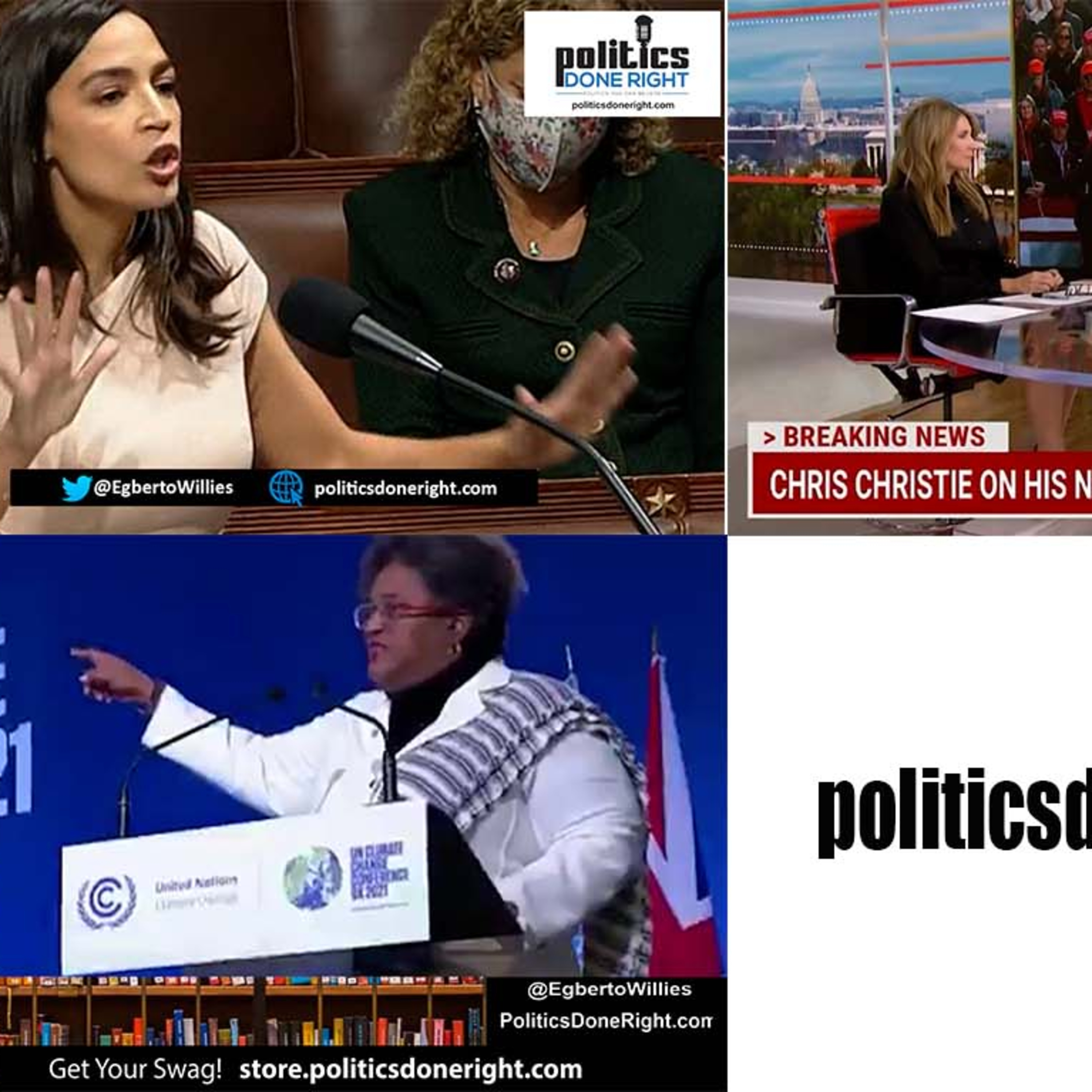 Barbados PM admonished rich countries. AOC slams McCarthy. Nicolle Wallace embarrasses Gov. Christie.