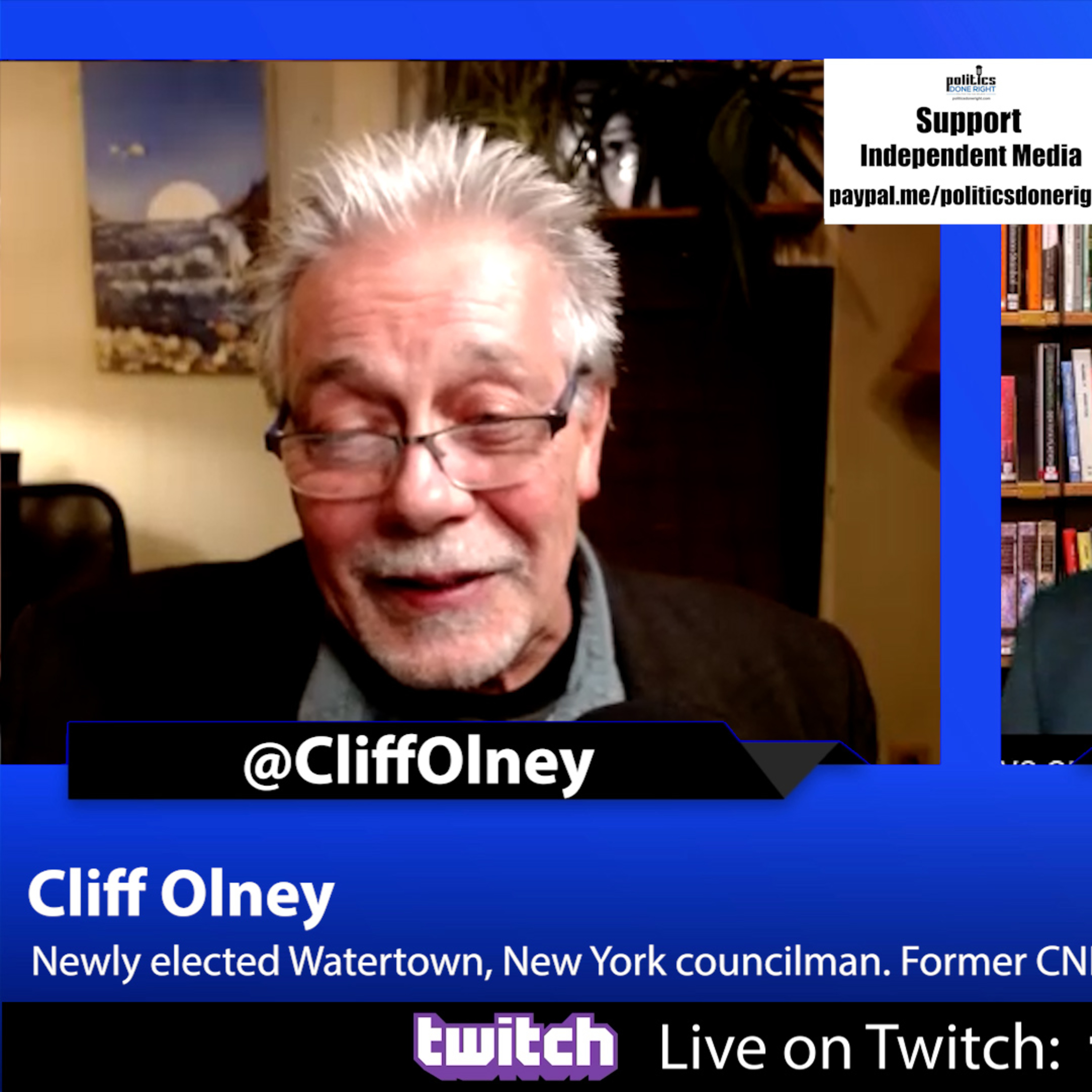 Cliff Olney, from political activist & CNN iReporter to city councilman of Watertown, New York.