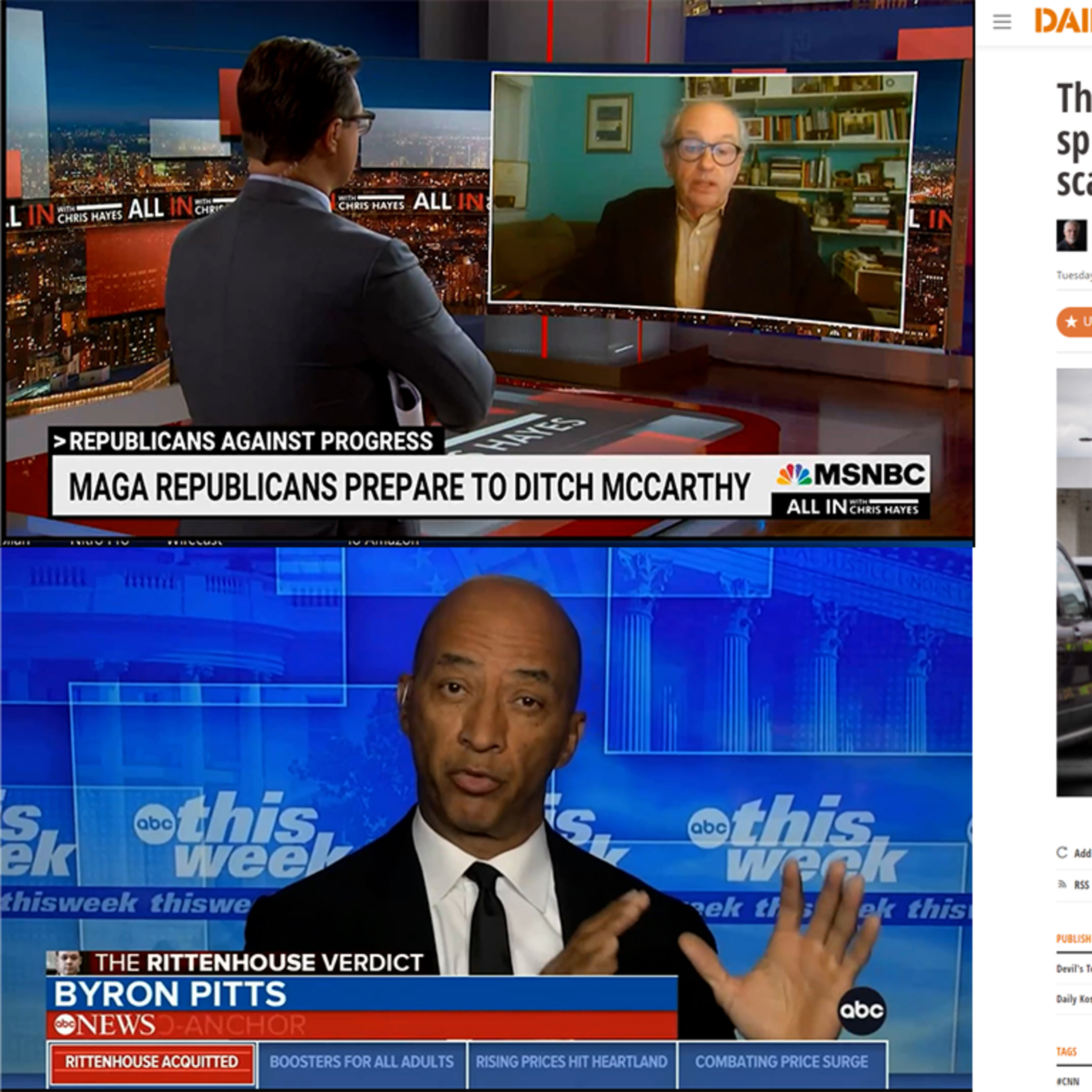 Mainstream Media journalist on black justice. Ornstein: GOP is a cult. CNN-NYTimes inflation fraud.