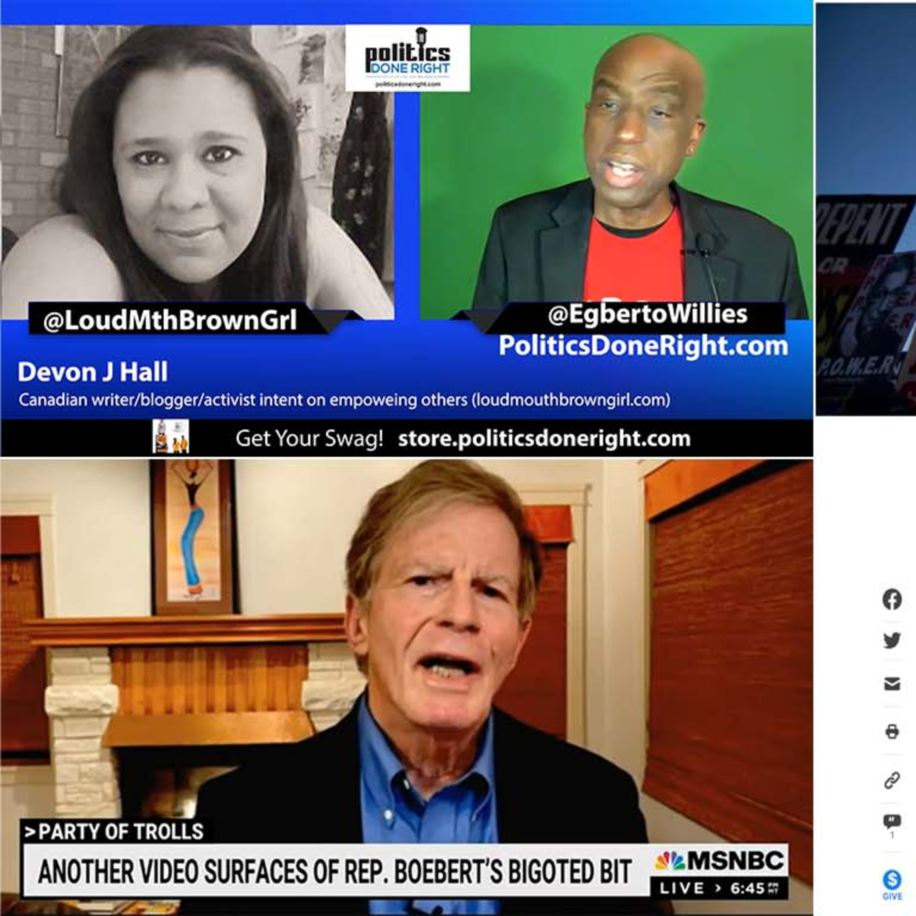 Death of the Republican Party? Loud Mouth Brown Girl’s empowering message. SCOTUS! Elections matter