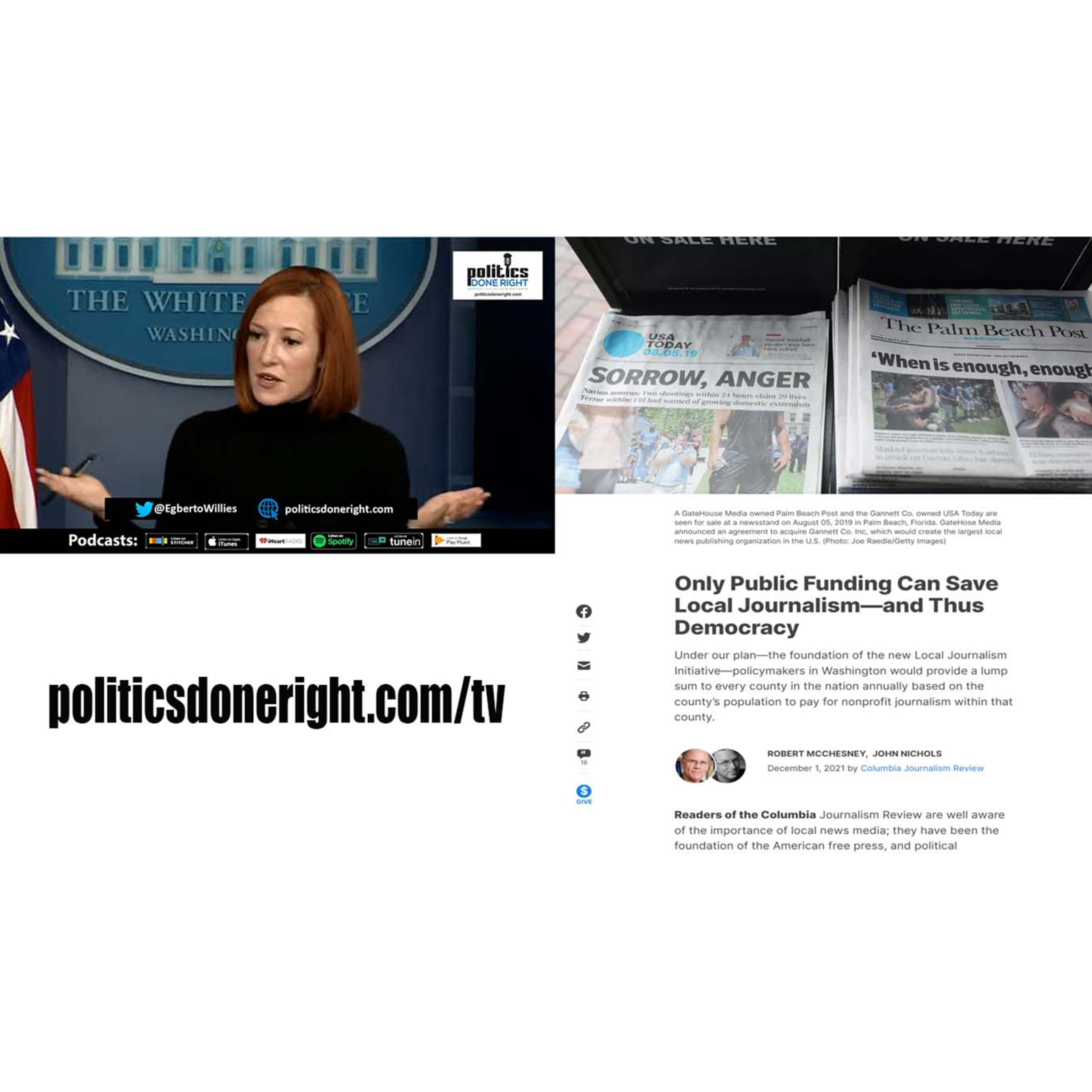 SCOTUS threatens Red State women’s freedom. Journalism & Democracy requires public funding.