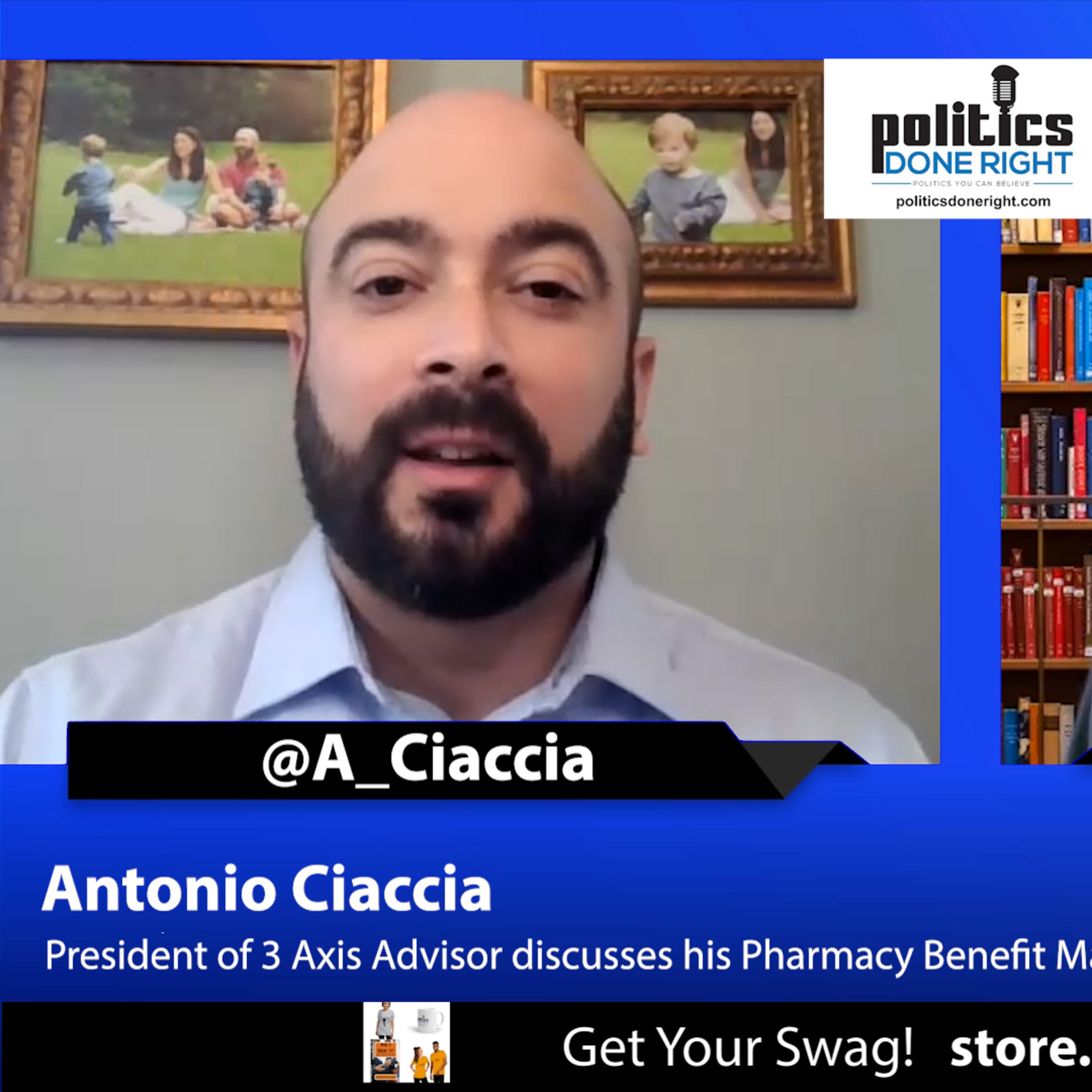 President of 3 Axis Advisor Antonio Ciaccia discusses his Pharmacy Benefit Managers PBM report.