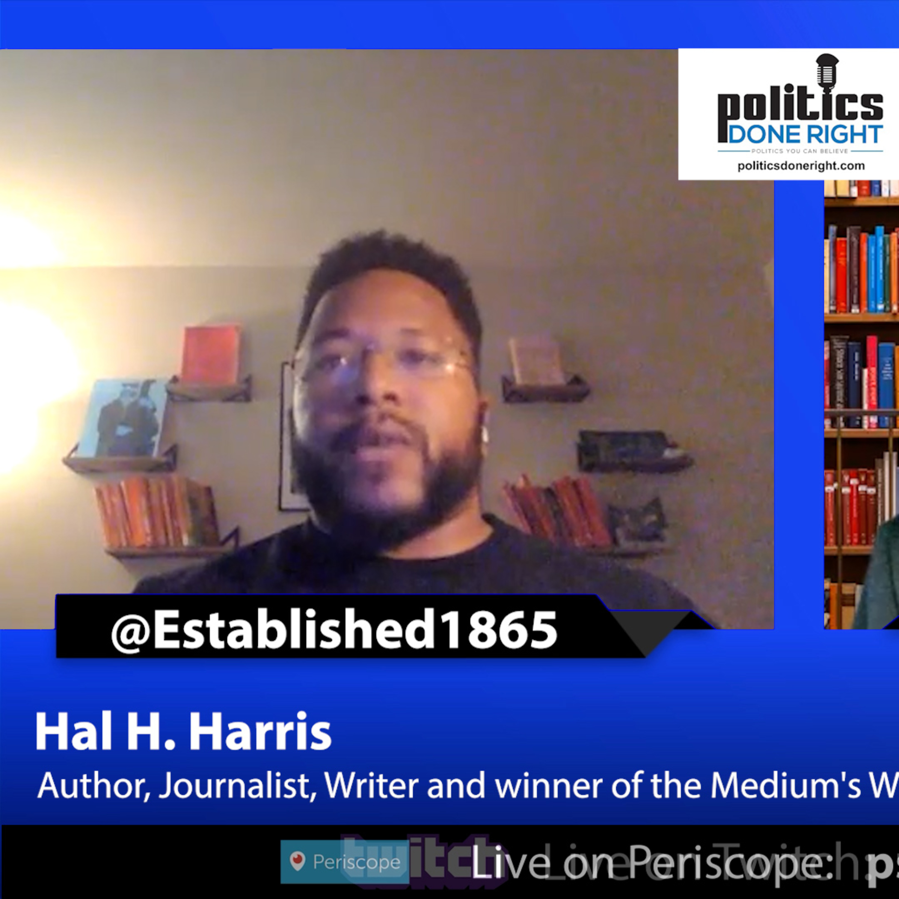 Hal H. Harris, Medium’s Writers Challenge winner, a raw discussion on race and politics