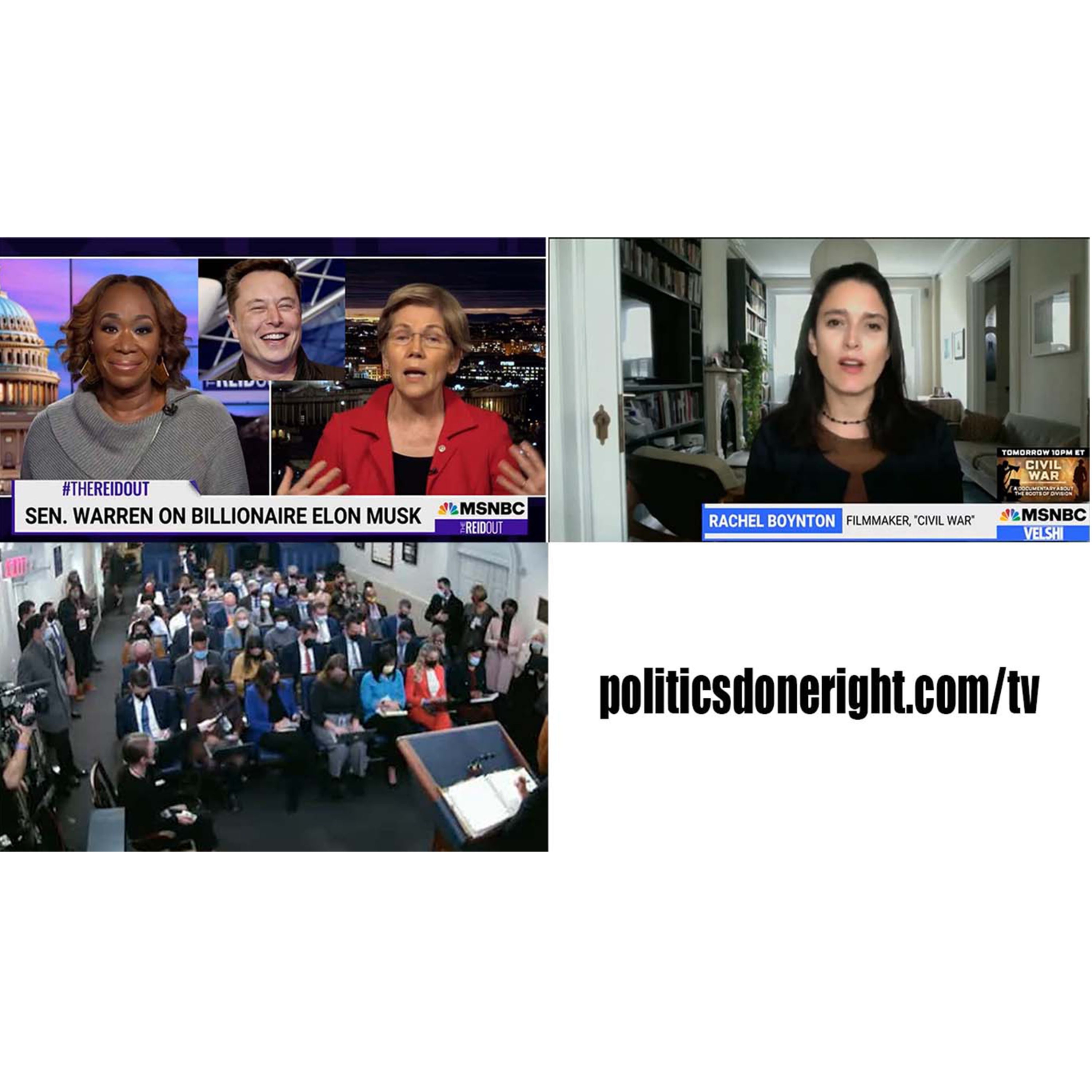 Progressives got played once again because … Joy-Ann Reid & Elizabeth Warren dings Elon Musk