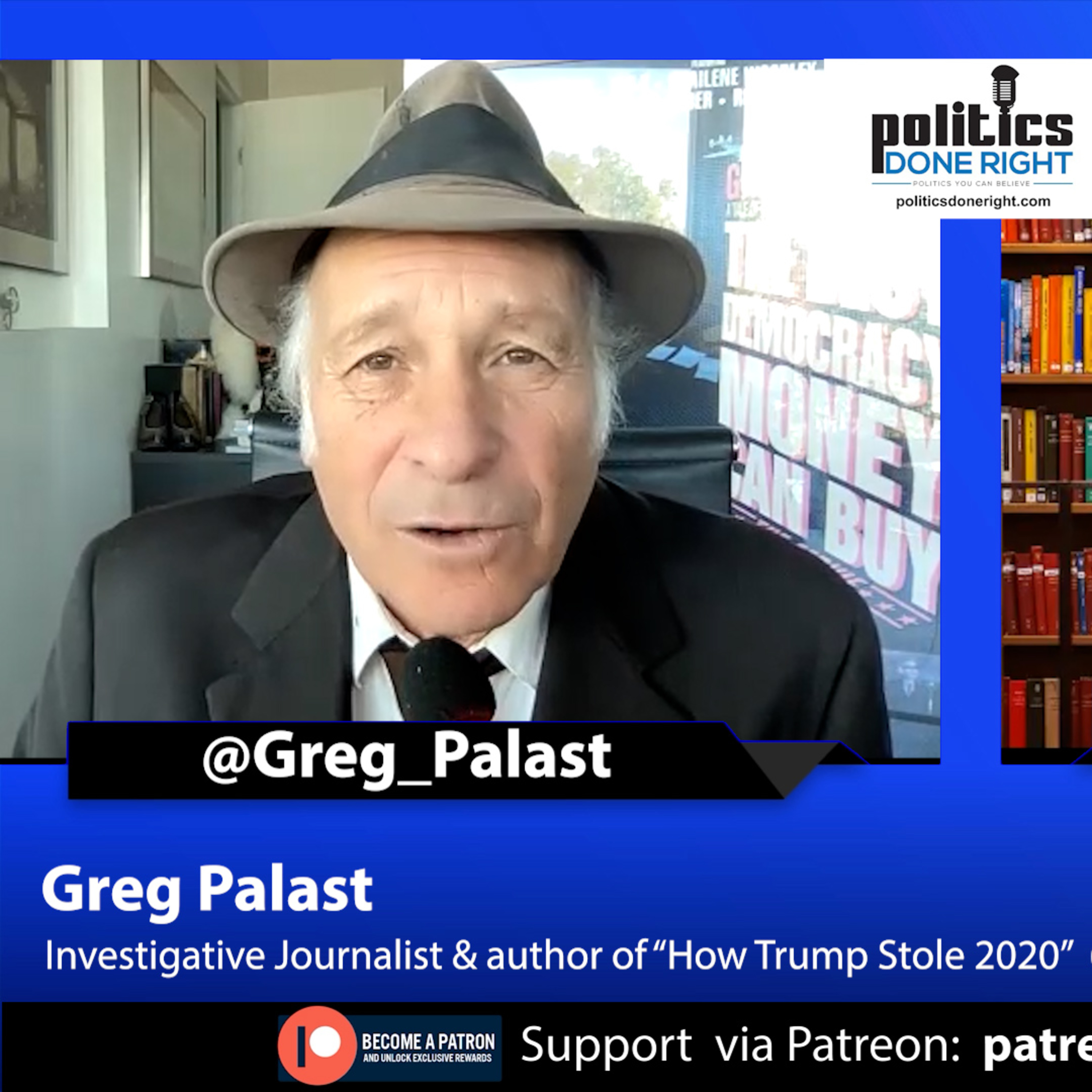 Greg Palast discusses January 6th and the undemocratic nature of our Democracy. It’s SCARY!