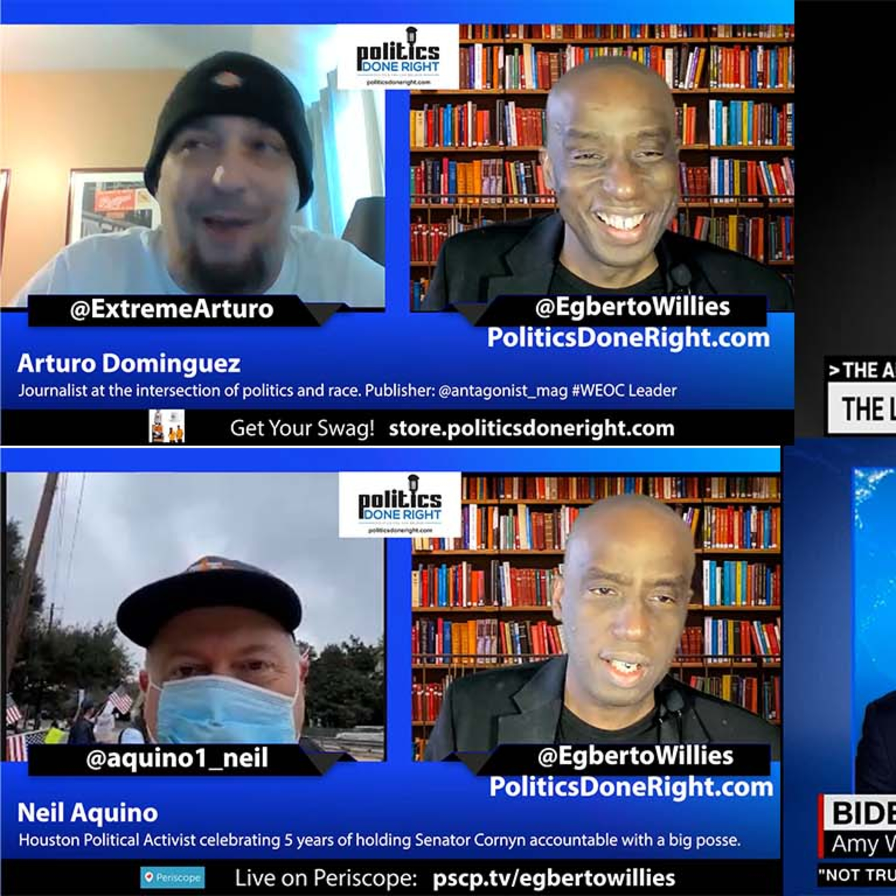 Arturo Dominguez: Colorization & Cuban lies, Neil Aquino stalks Cornyn, Anti-vaxxer dies, media fail