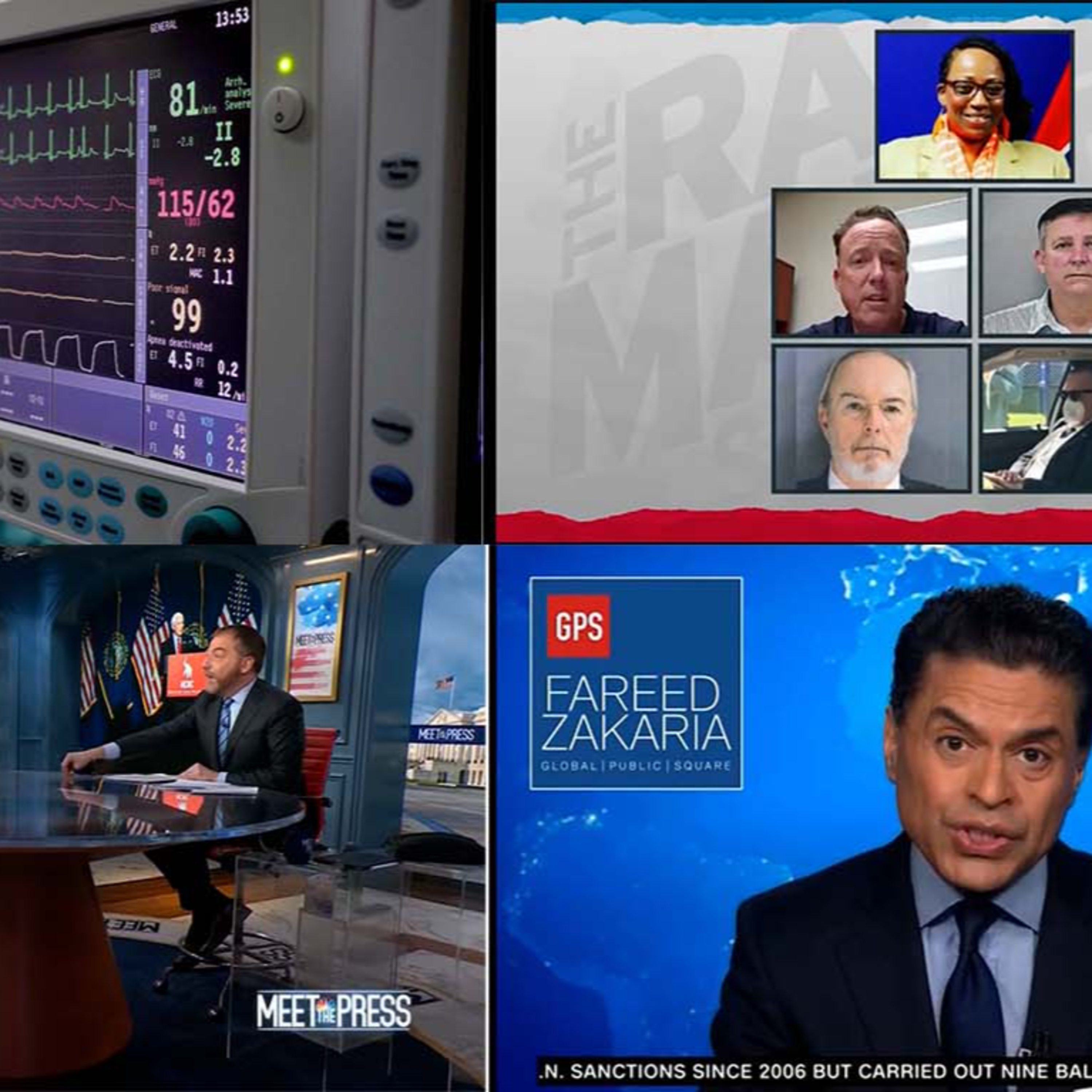 Failed healthcare system killed him. Zakaria schools on inflation. Unequal voter fraud justice