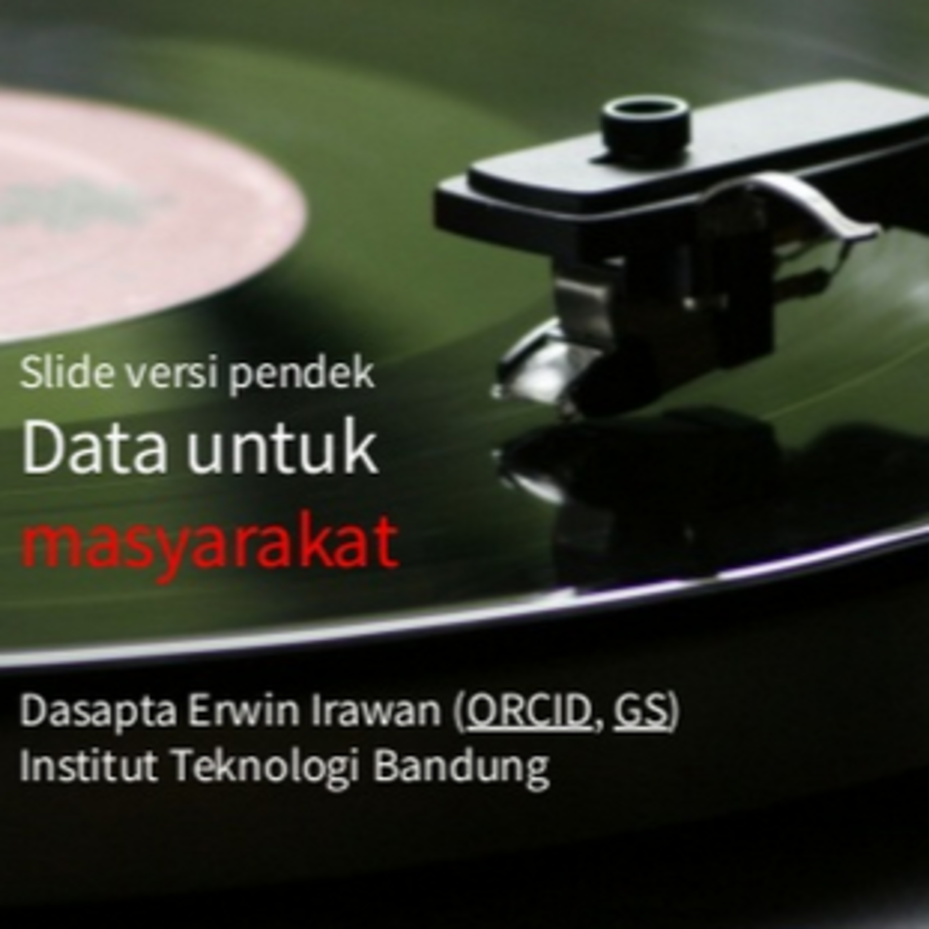 Dasapta Erwin Irawan \