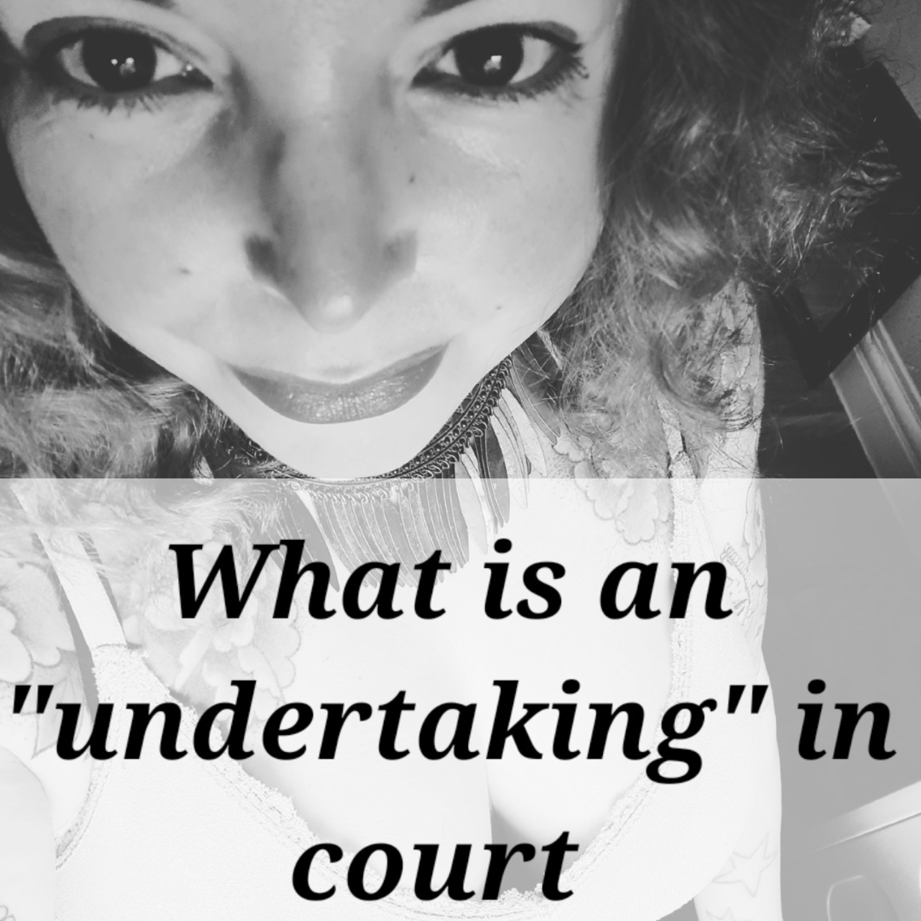 What is an "undertaking" in court  episode artwork