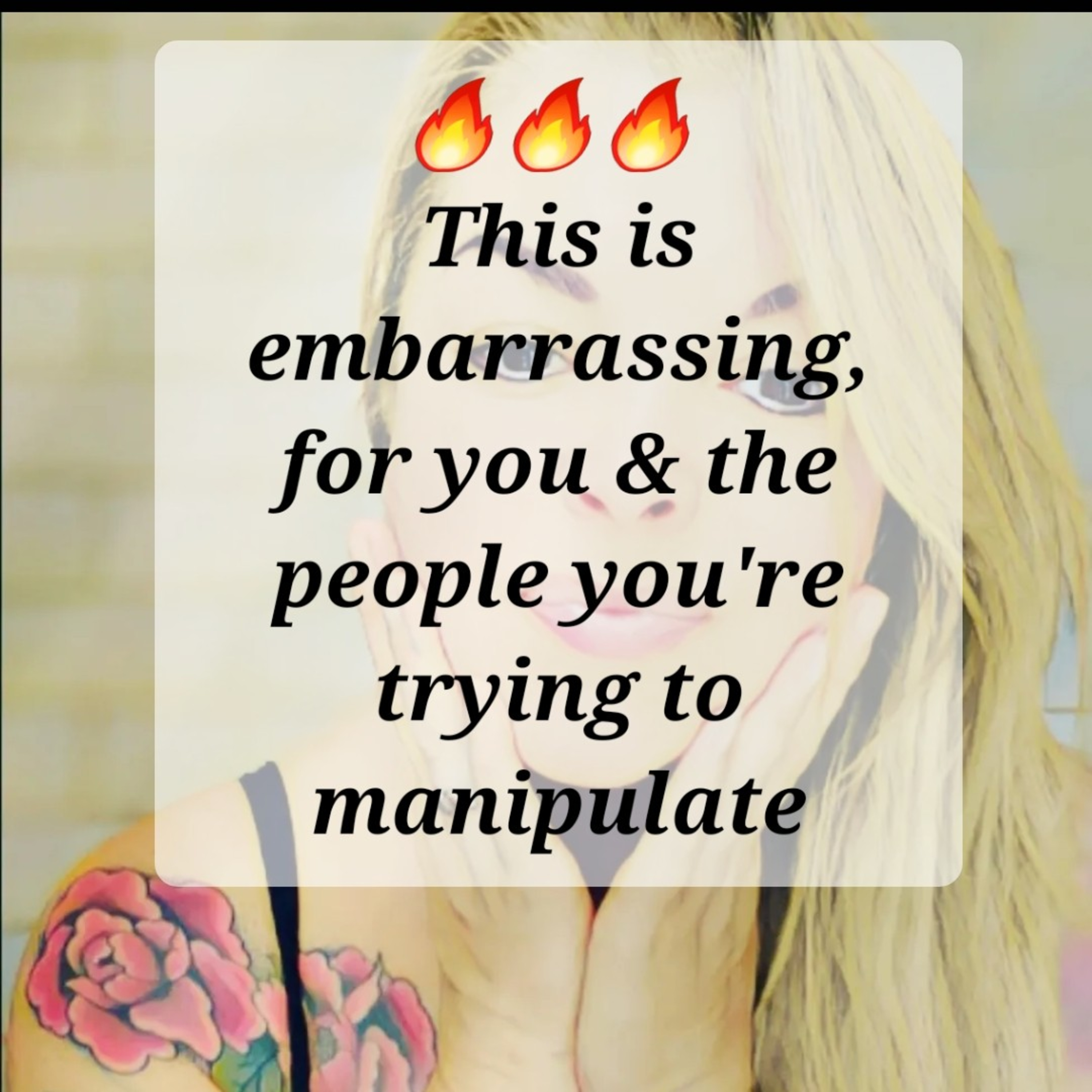 🔥🔥🔥 This is embarrassing, for you & the people you're trying to manipulate episode artwork