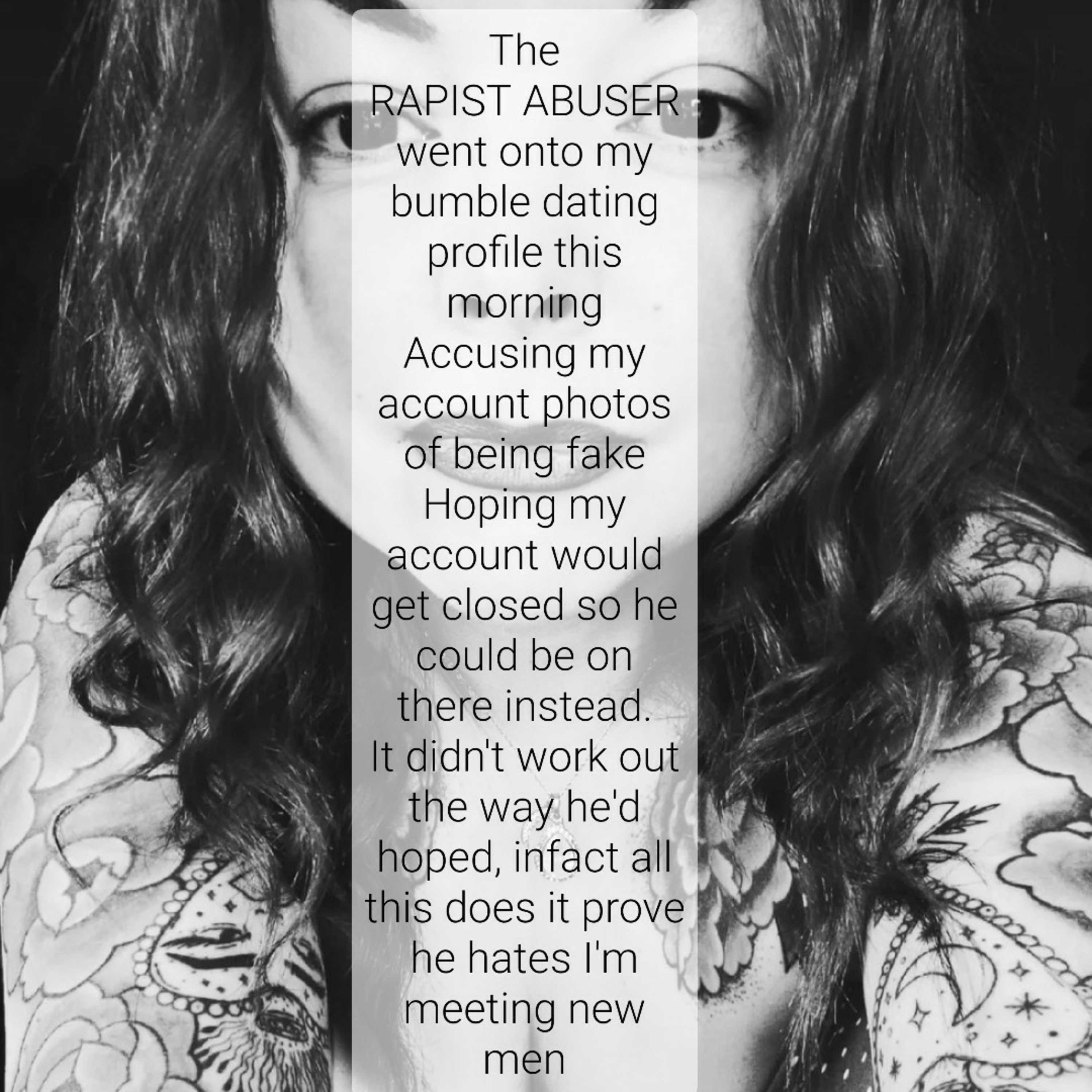 The RAPIST ABUSER who hurt me went on Bumble this morning & reported my photos as FAKE 🤣 episode artwork