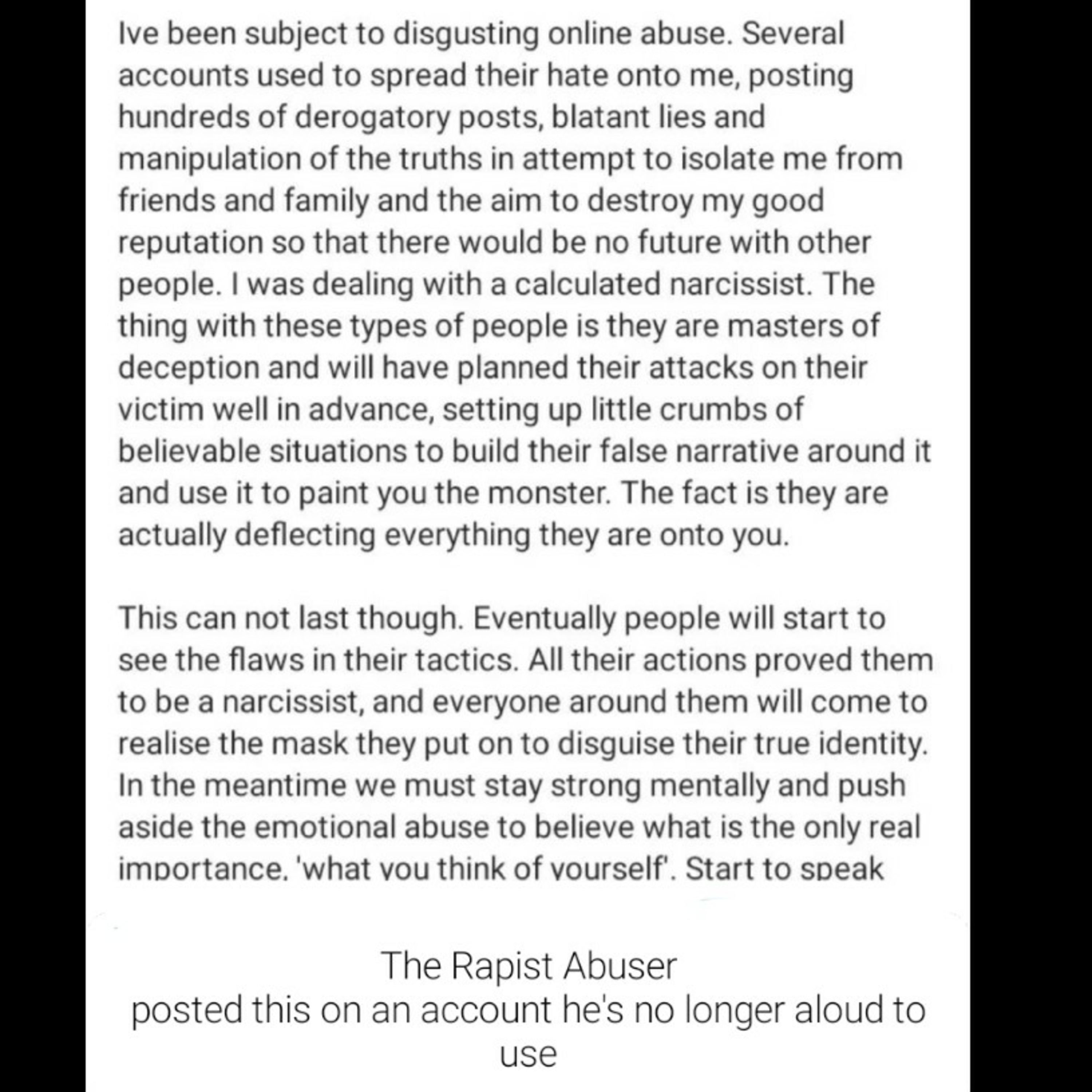 Mental.waves an account the RAPIST ABUSER can no longer use 🍻 to isolate me episode artwork