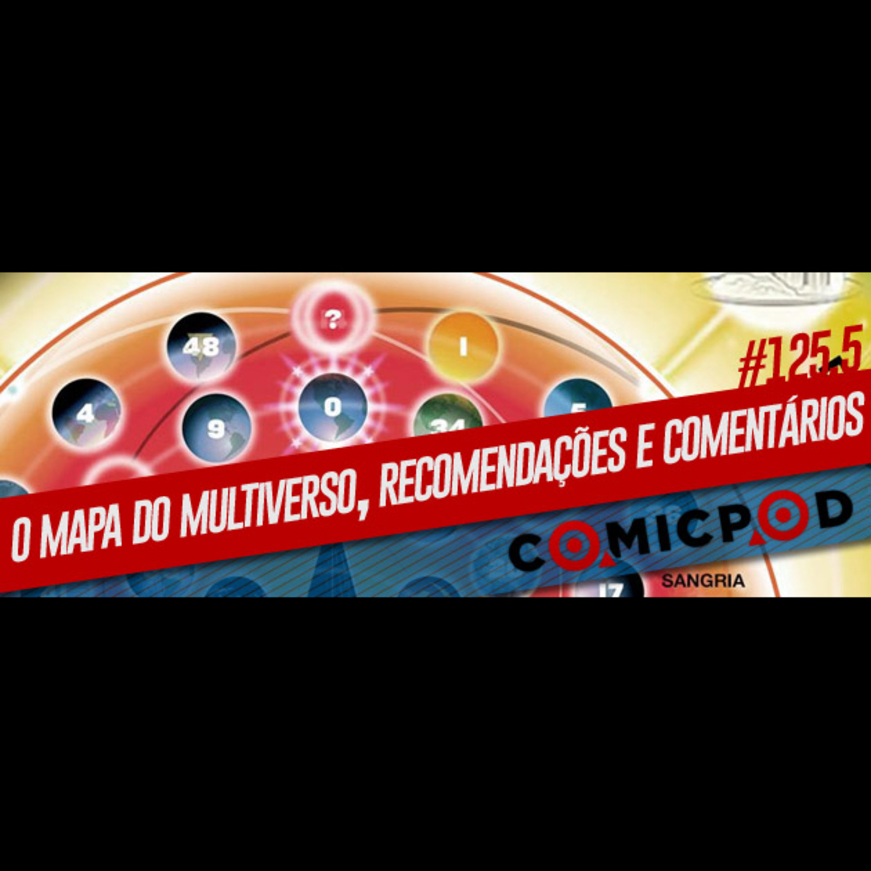 ComicPod #125,5 - O Mapa do Multiverso, Recomendações e Comentários!