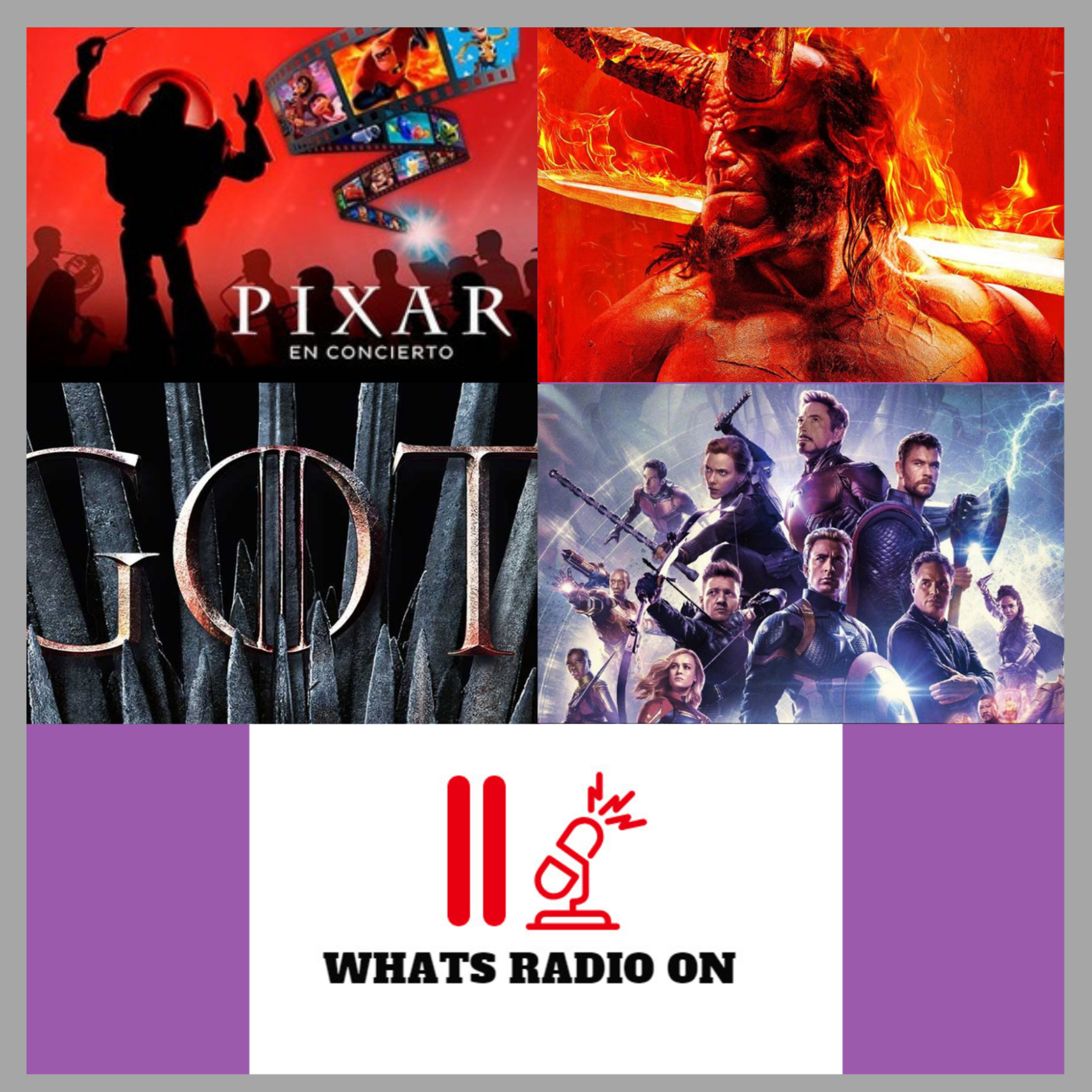 WRO- Pixar en concierto, Hellboy, GOT y Avengers:Endgame  episode artwork