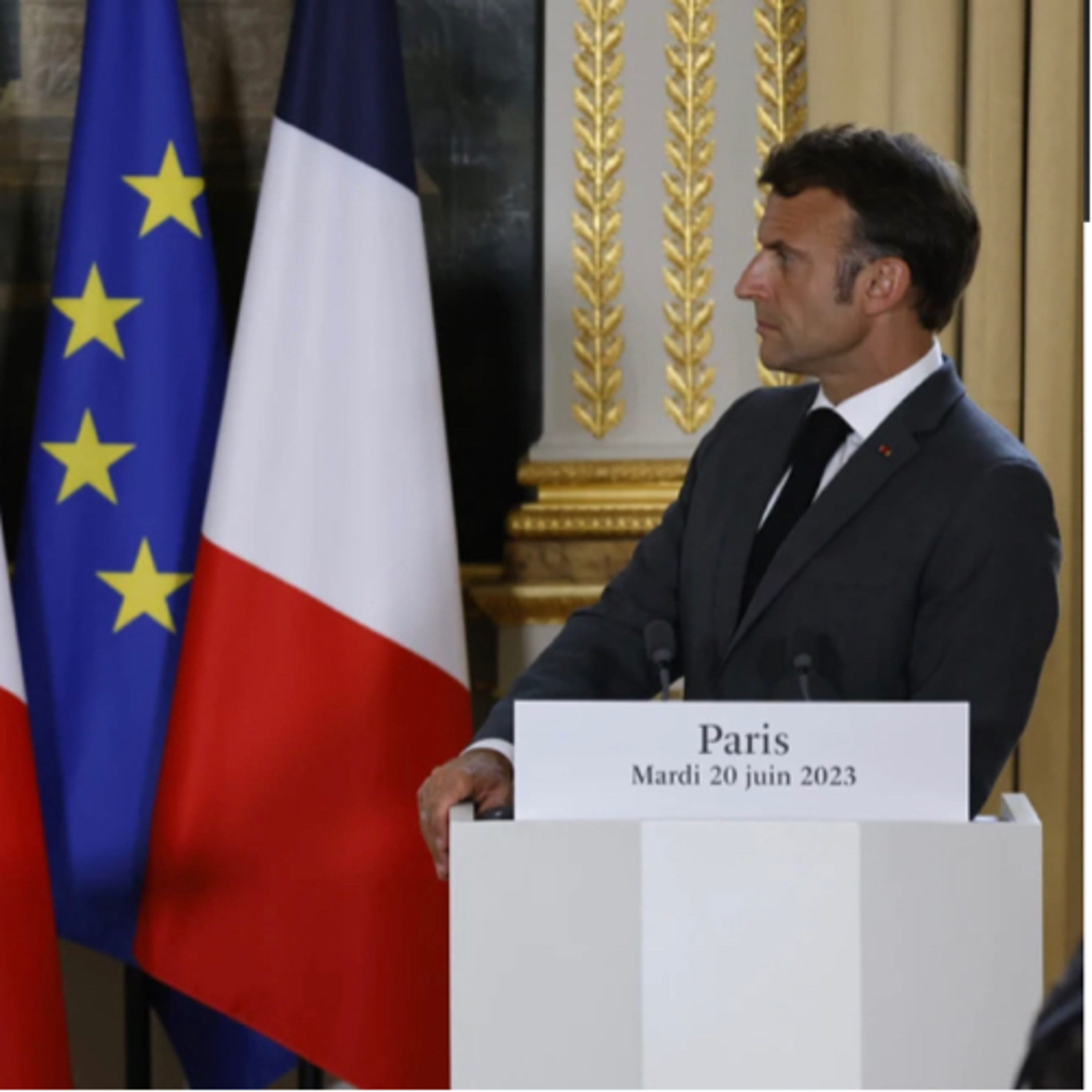 Macron Cowardly Accuses Protesters Of Wrongdoing When It Is The French Police Escalation At Fault  episode artwork