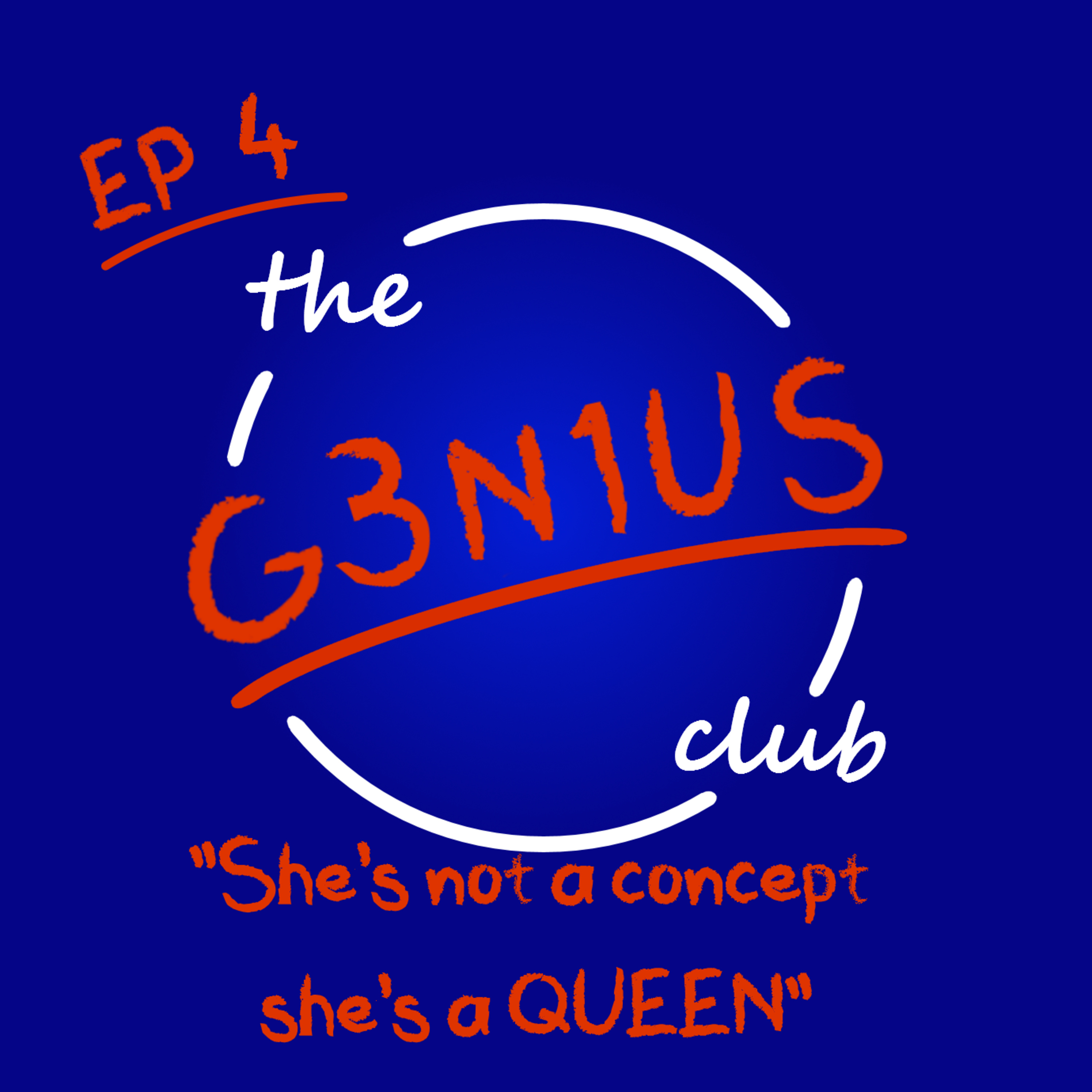 EP 4 "She's not a concept she's a QUEEN" episode artwork