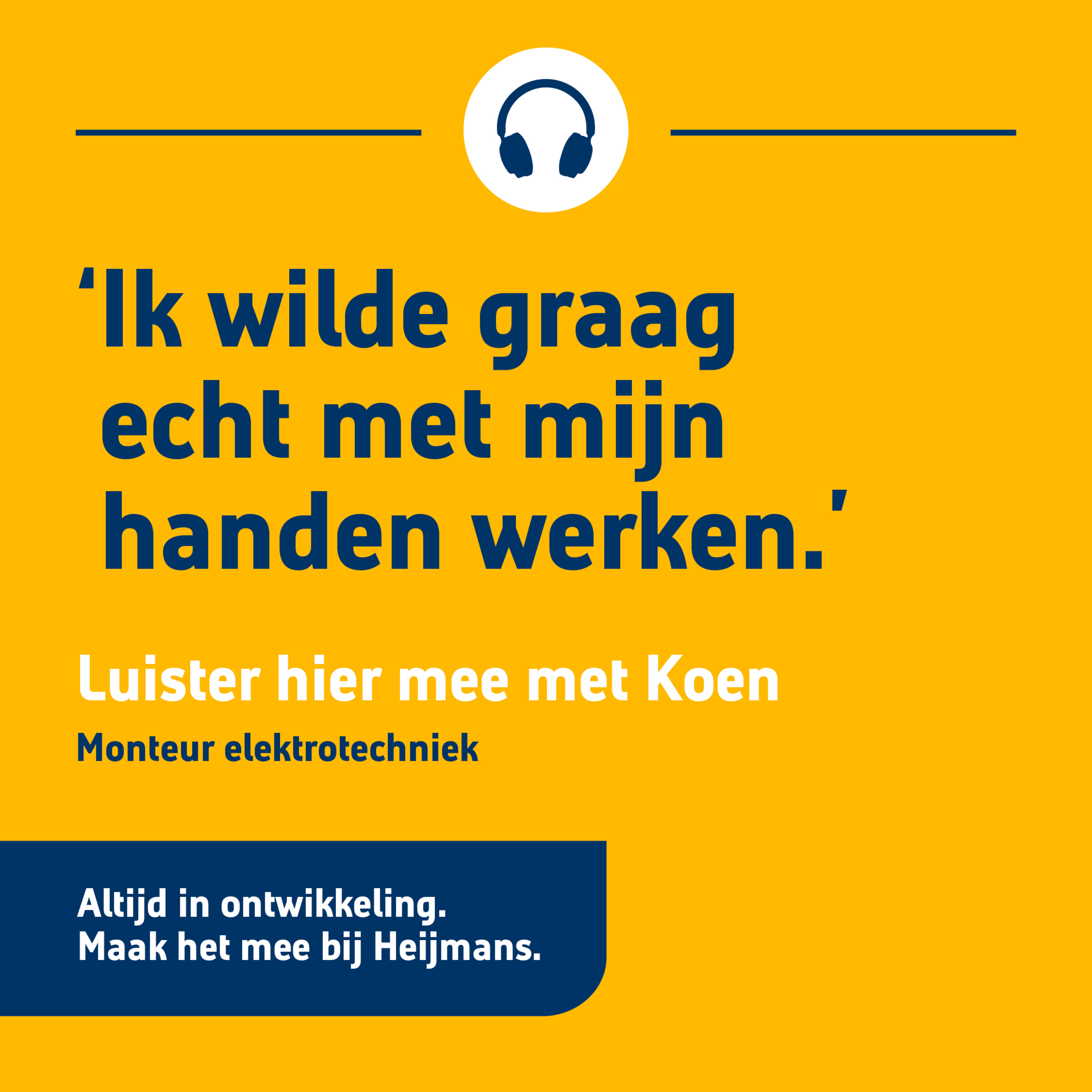 Luister mee met Koen, monteur elektrotechniek. episode artwork