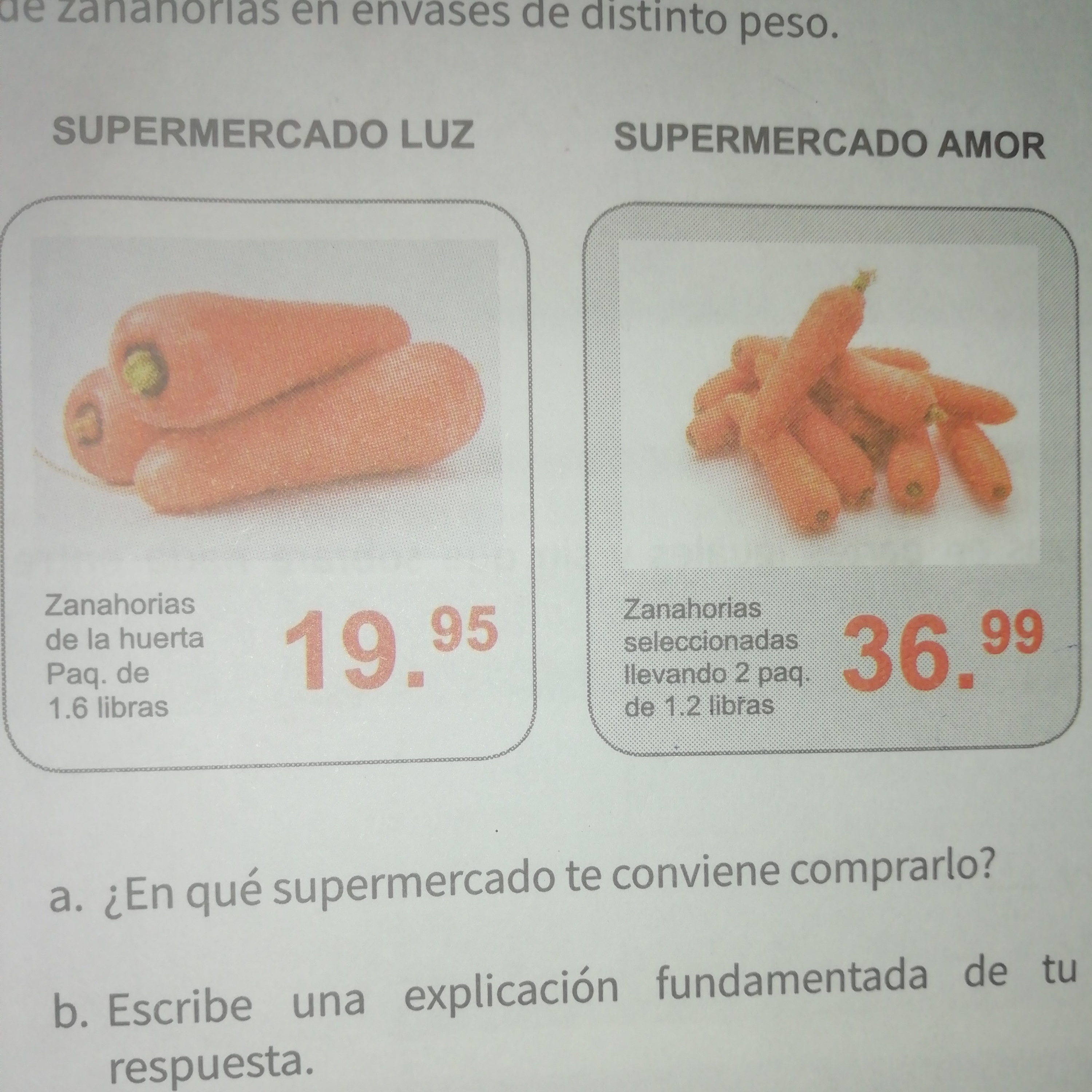 Ofertas y impuestos de supermercados