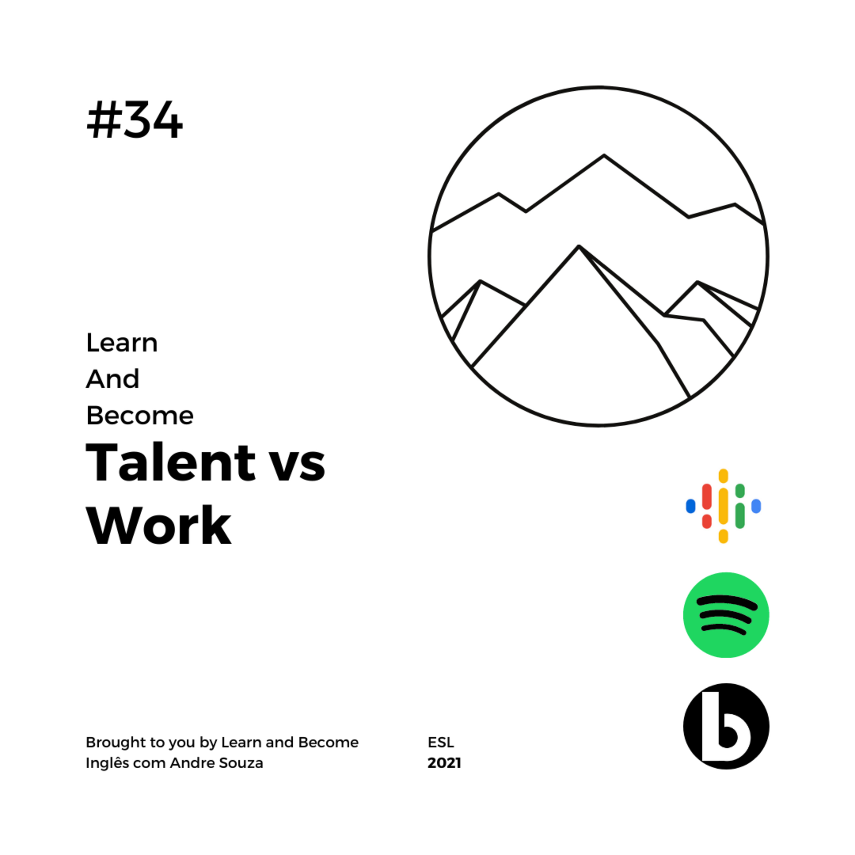 #34 - Talent vs Work episode artwork