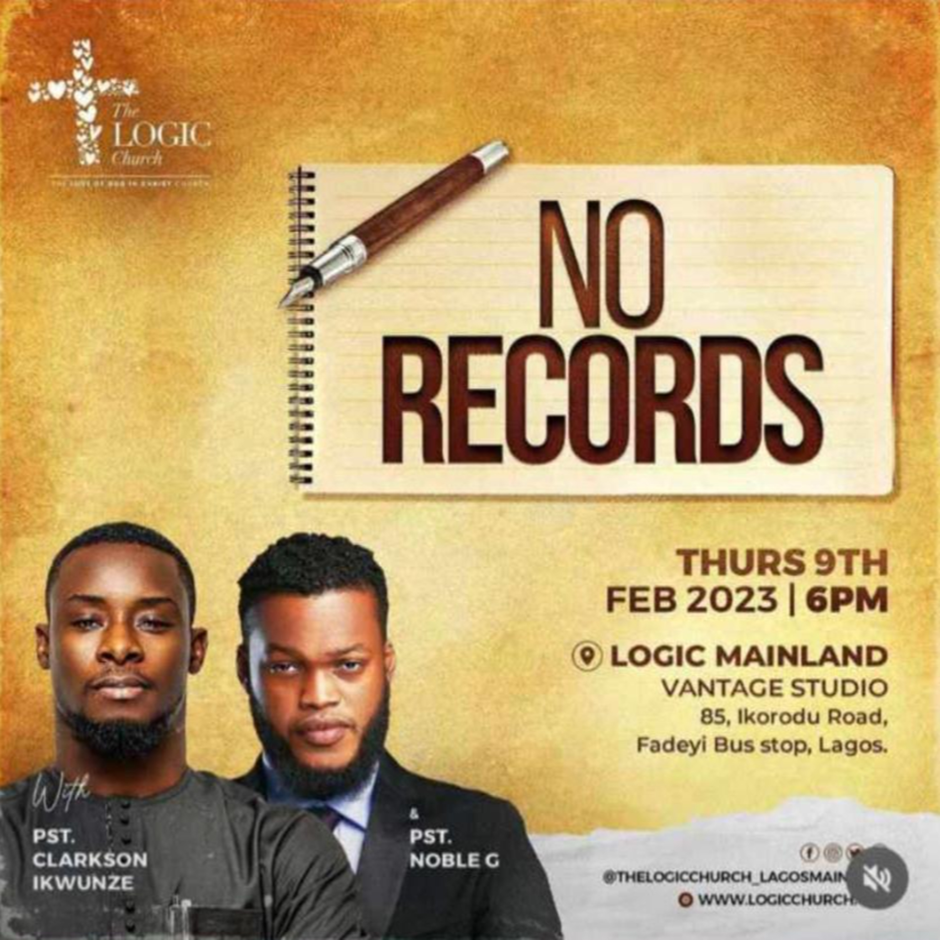 NO RECORDS. BY CLARKSON IKWUNZE. episode artwork