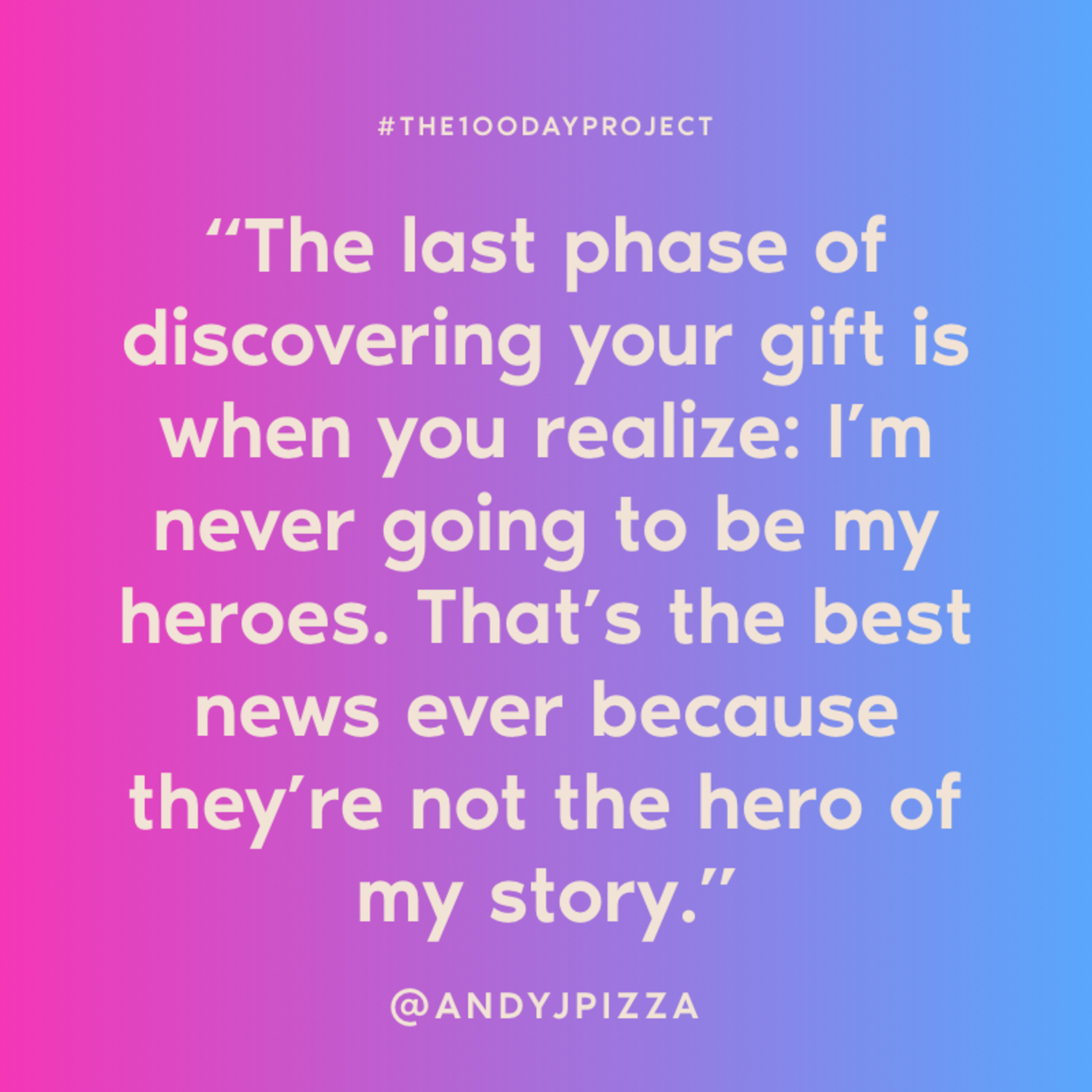 #The100DayProject with Andy J. Pizza