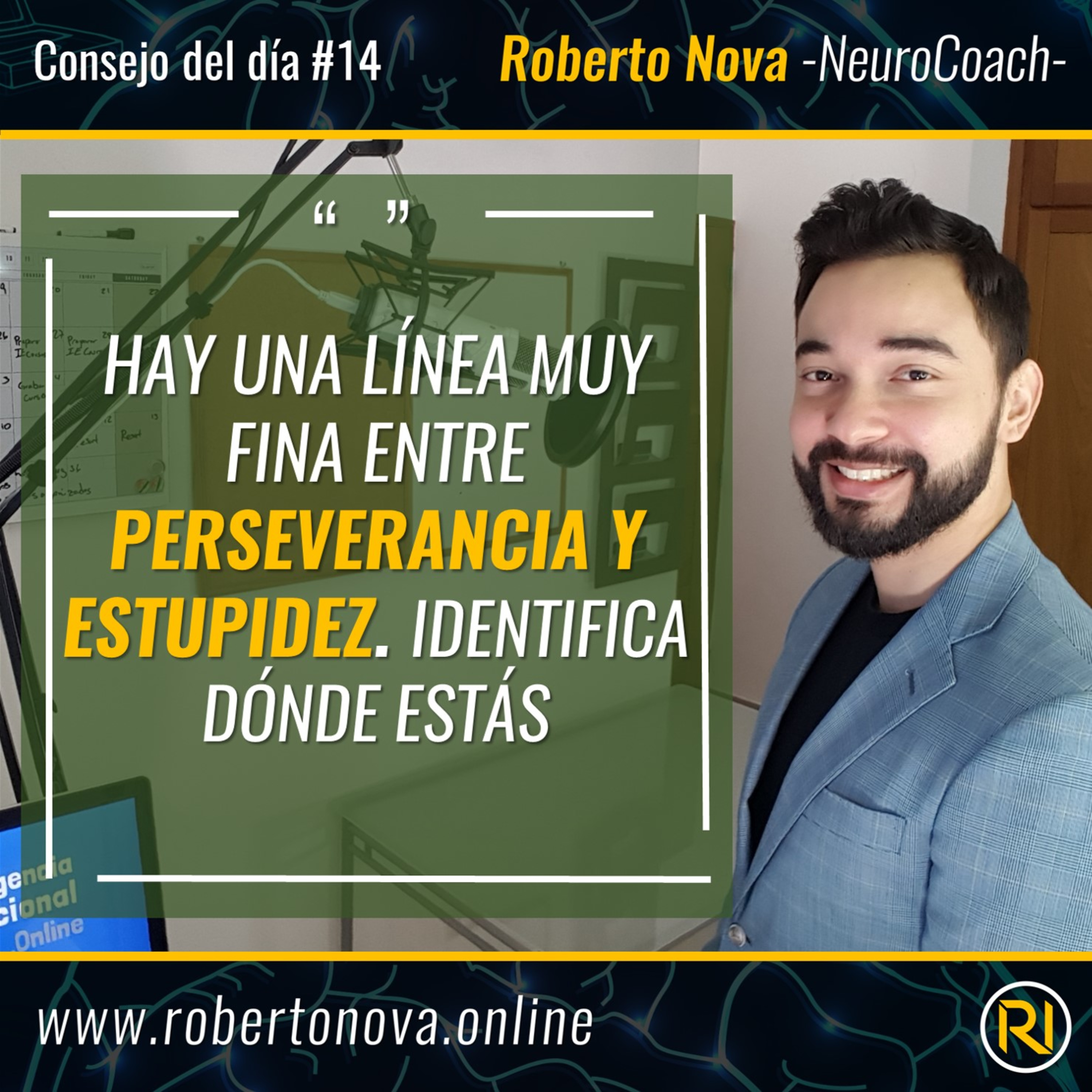 CDD-14. Hay una línea muy fina entre perseverancia y estupidez. Identifica dónde estás