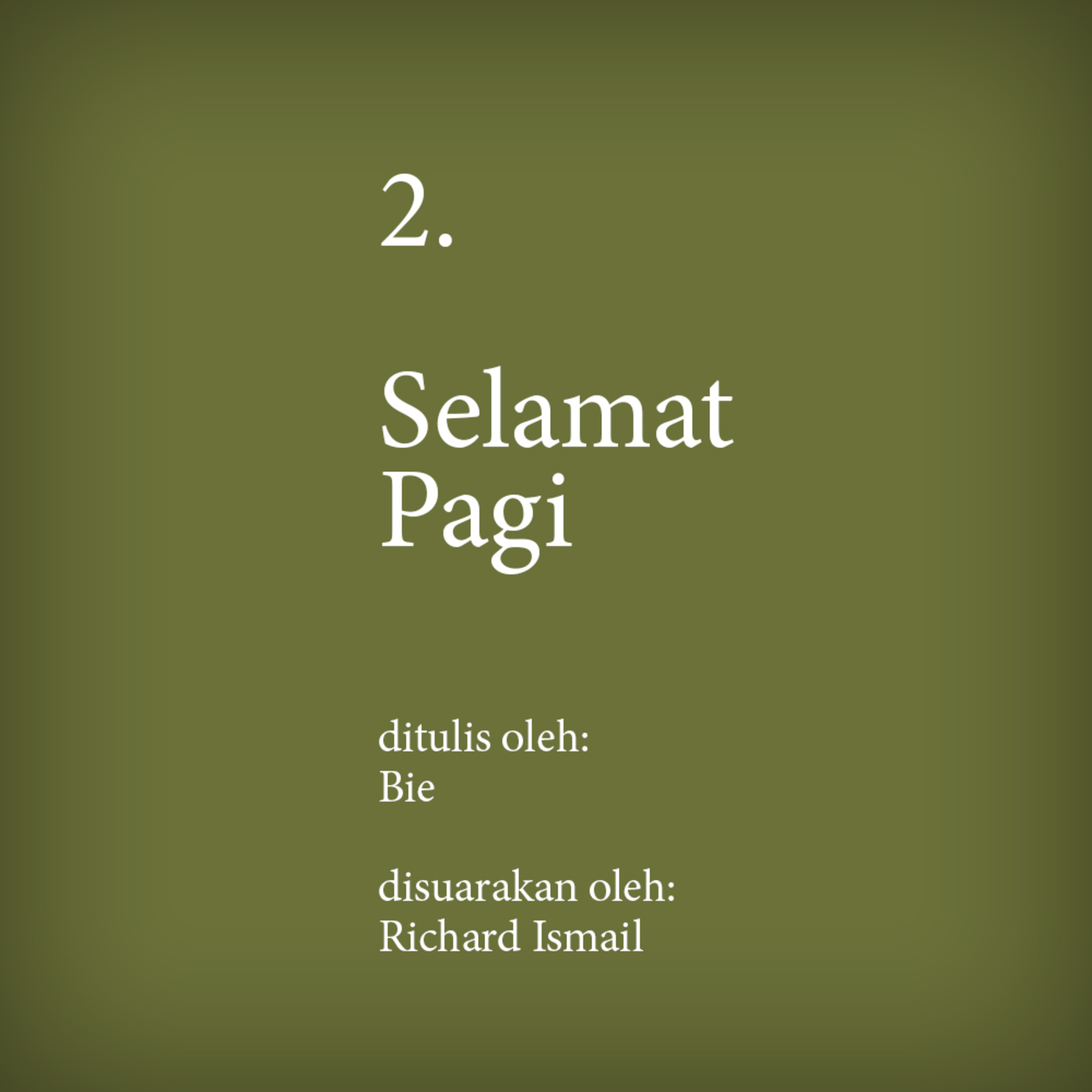 2. Selamat Pagi episode artwork