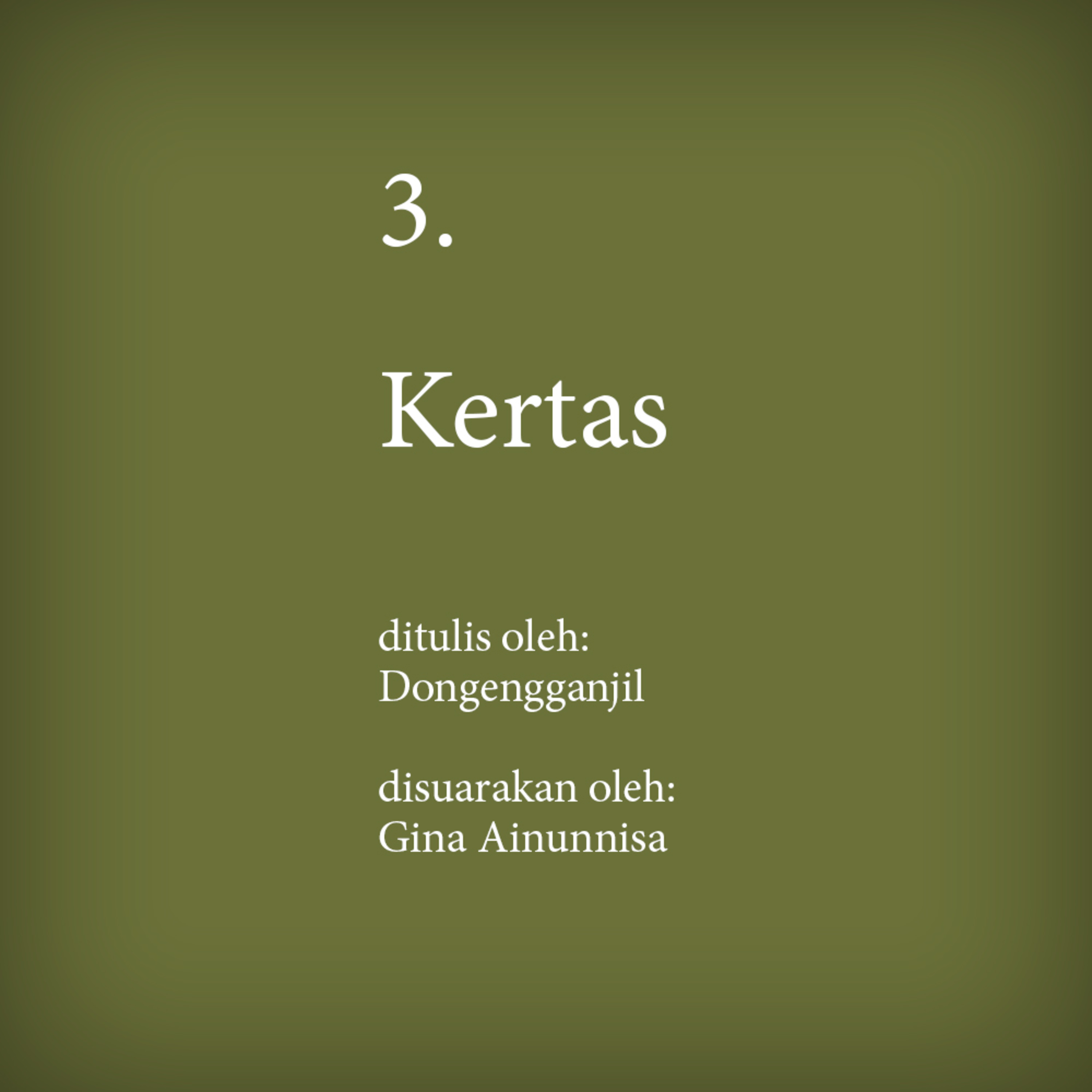 3. Kertas episode artwork