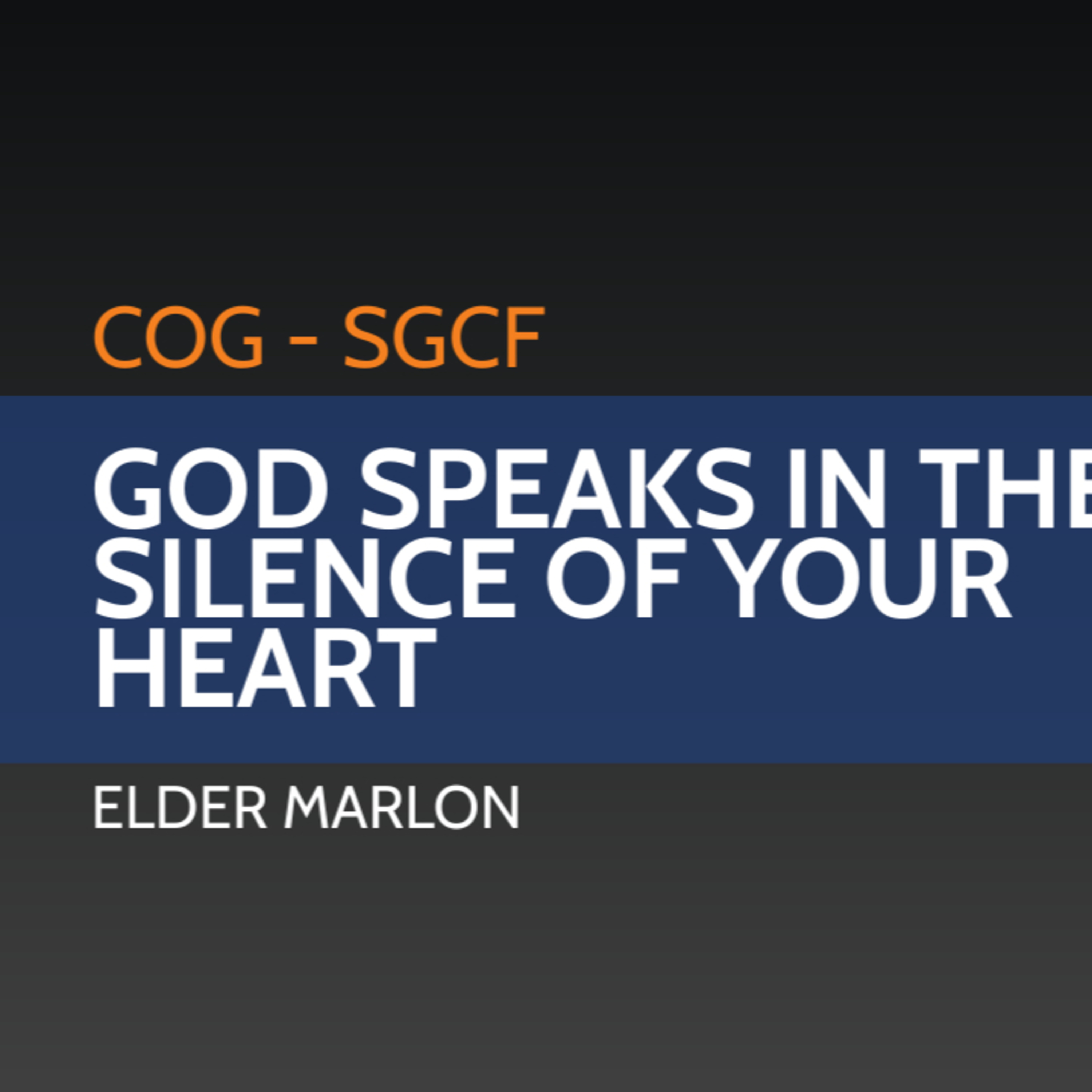 COG - SGCF PODCAST
