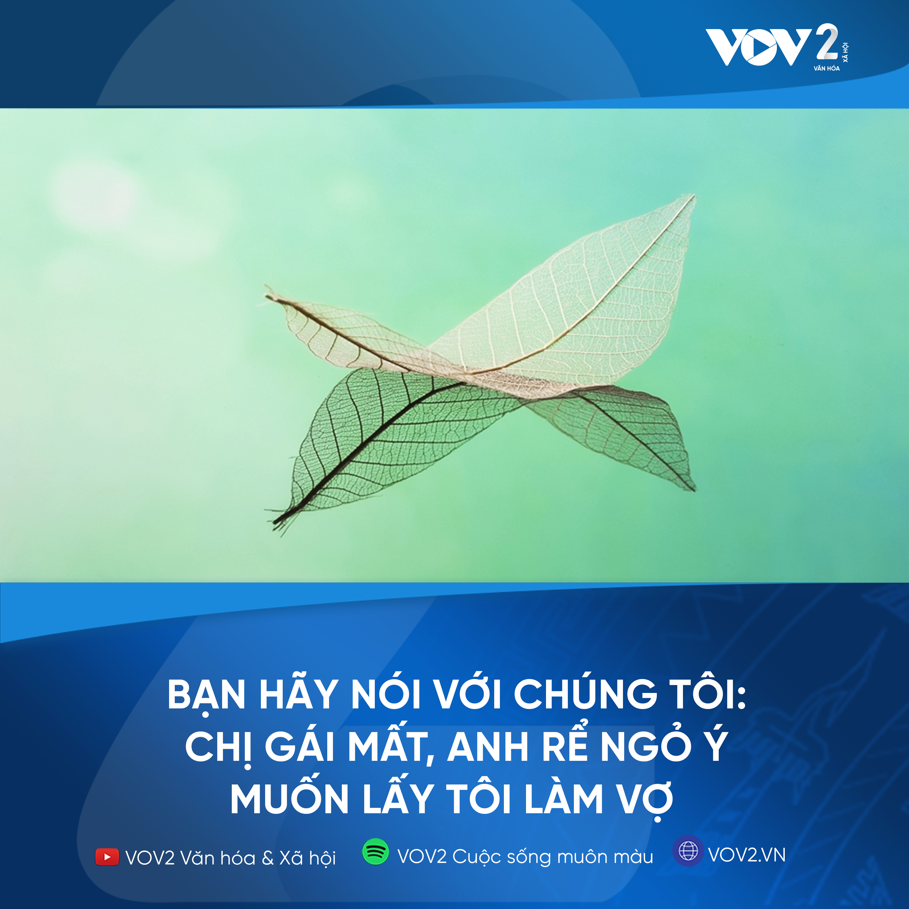 VOV2 - Bạn hãy nói với chúng tôi : Chị gái mất, anh rể ngỏ ý muốn lấy tôi làm vợ episode artwork