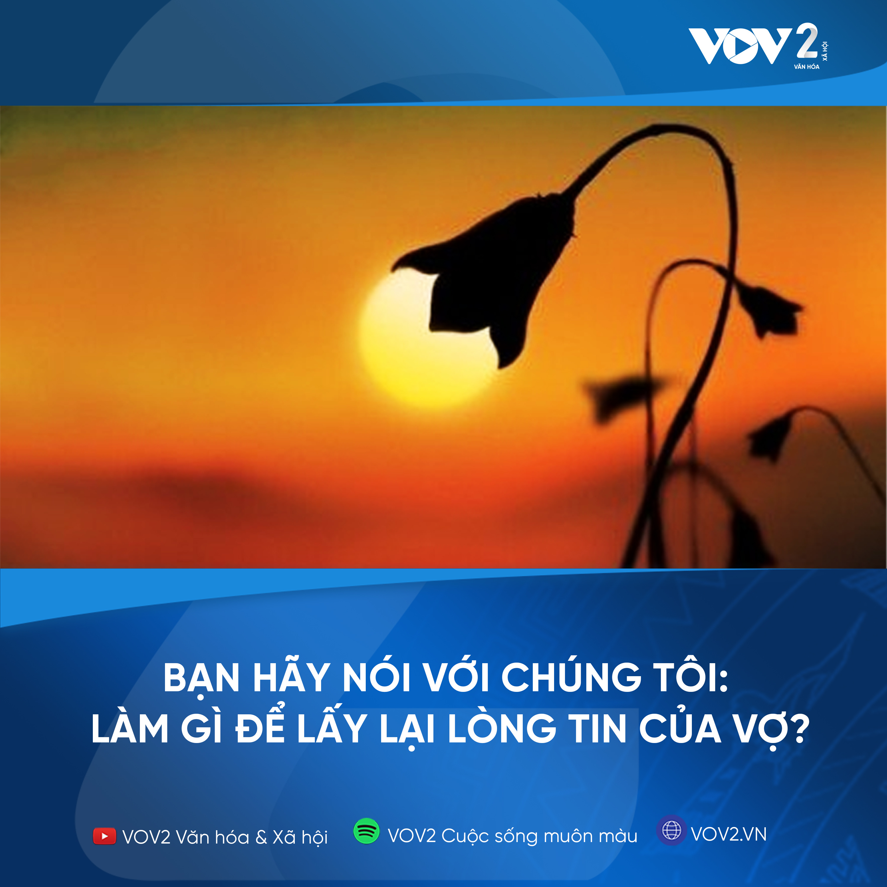 VOV2 - Bạn hãy nói với chúng tôi: Làm gì để lấy lại lòng tin của vợ? episode artwork