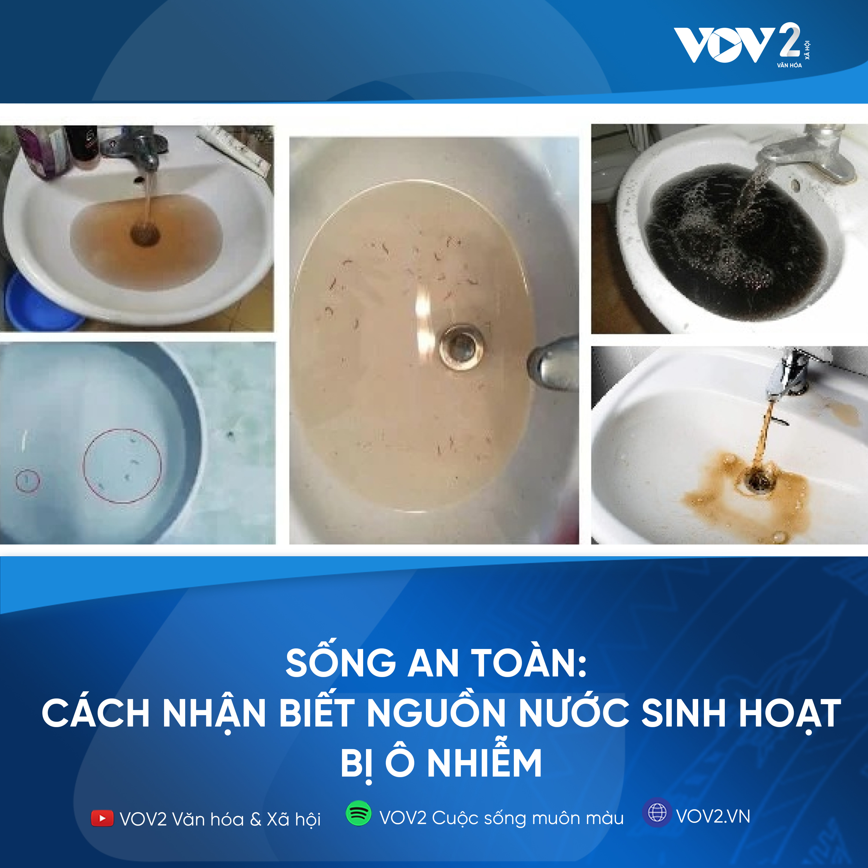 VOV2 - Sống an toàn: Cách nhận biết nguồn nước sinh hoạt bị ô nhiễm episode artwork