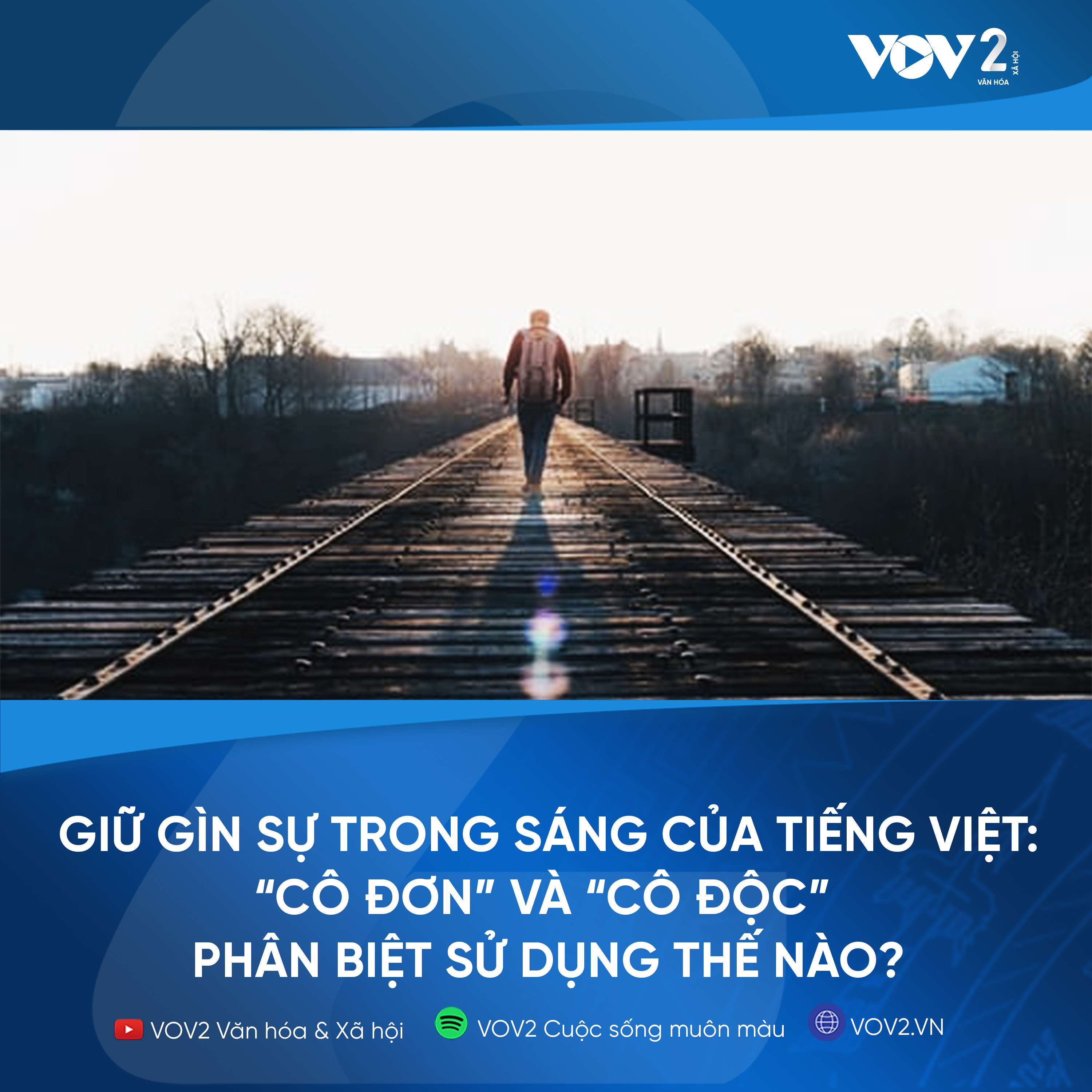 VOV2 - Giữ gìn sự trong sáng của tiếng Việt: “Cô đơn” và “cô độc” phân biệt sử dụng thế nào? episode artwork